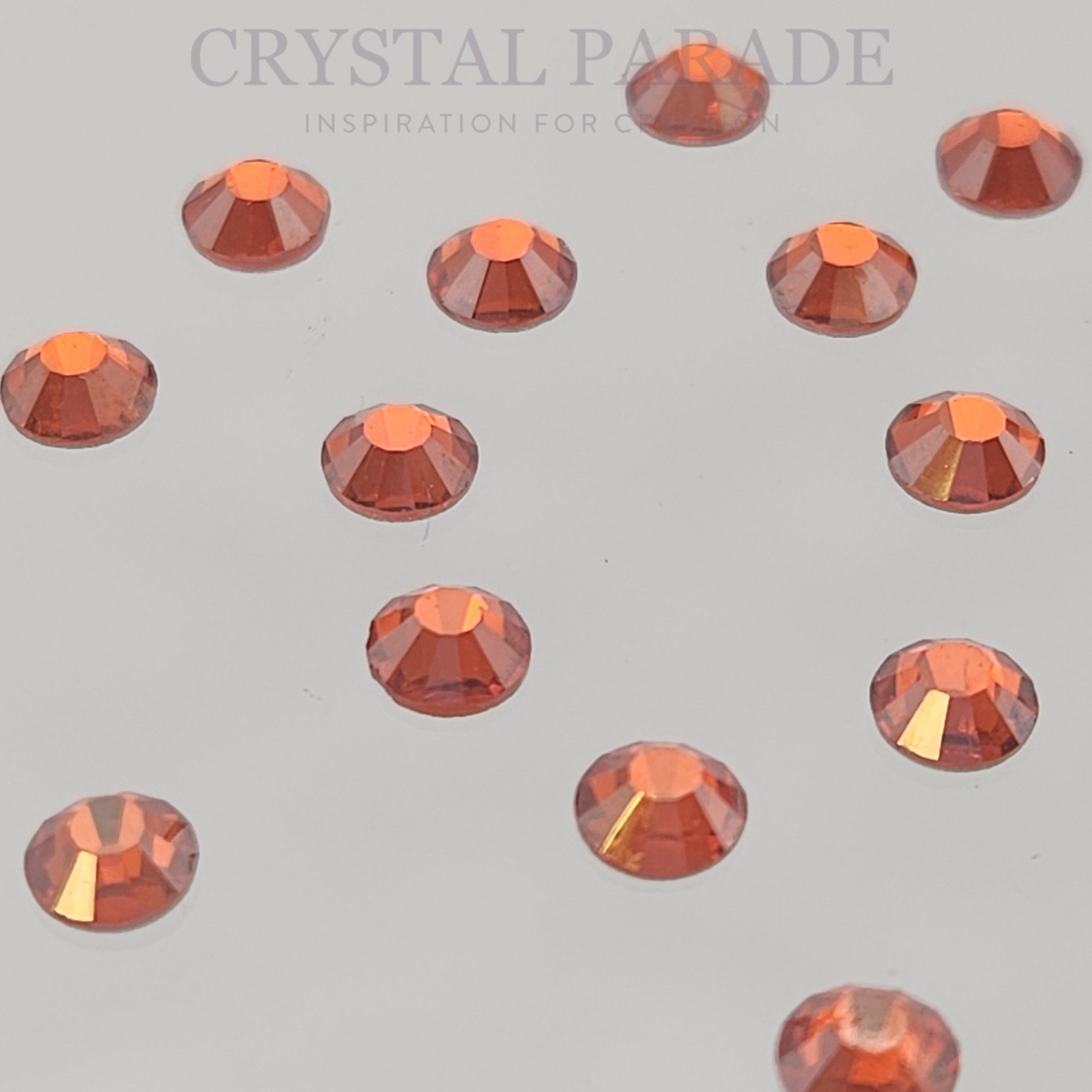 Luna Non Hotfix Rhinestones - Orange Satin