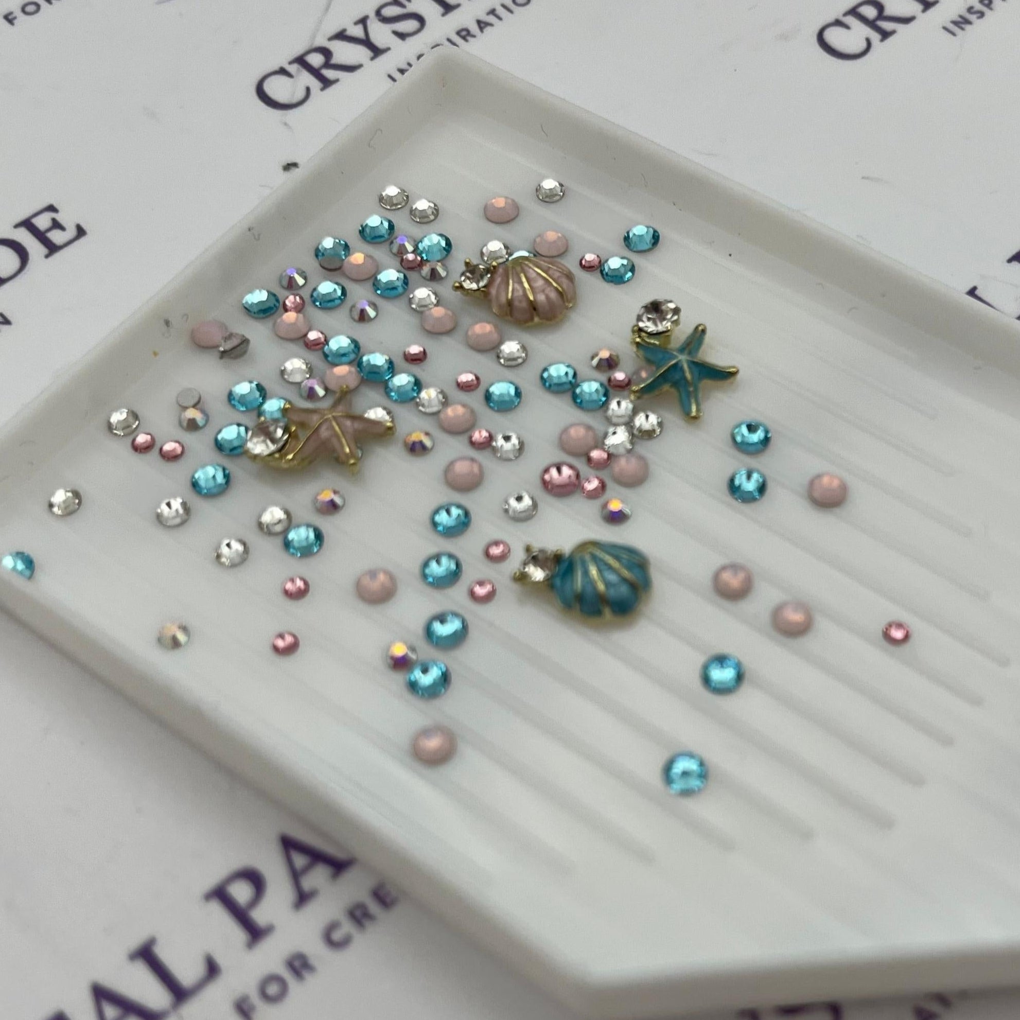 Preciosa Crystal Mix Pack of 100 - Mermaid Mystique