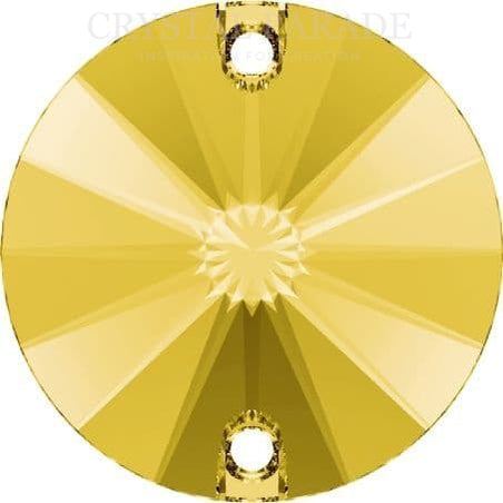 Limited Edition - Zodiac Rivoli Sew on Stone - Light Topaz