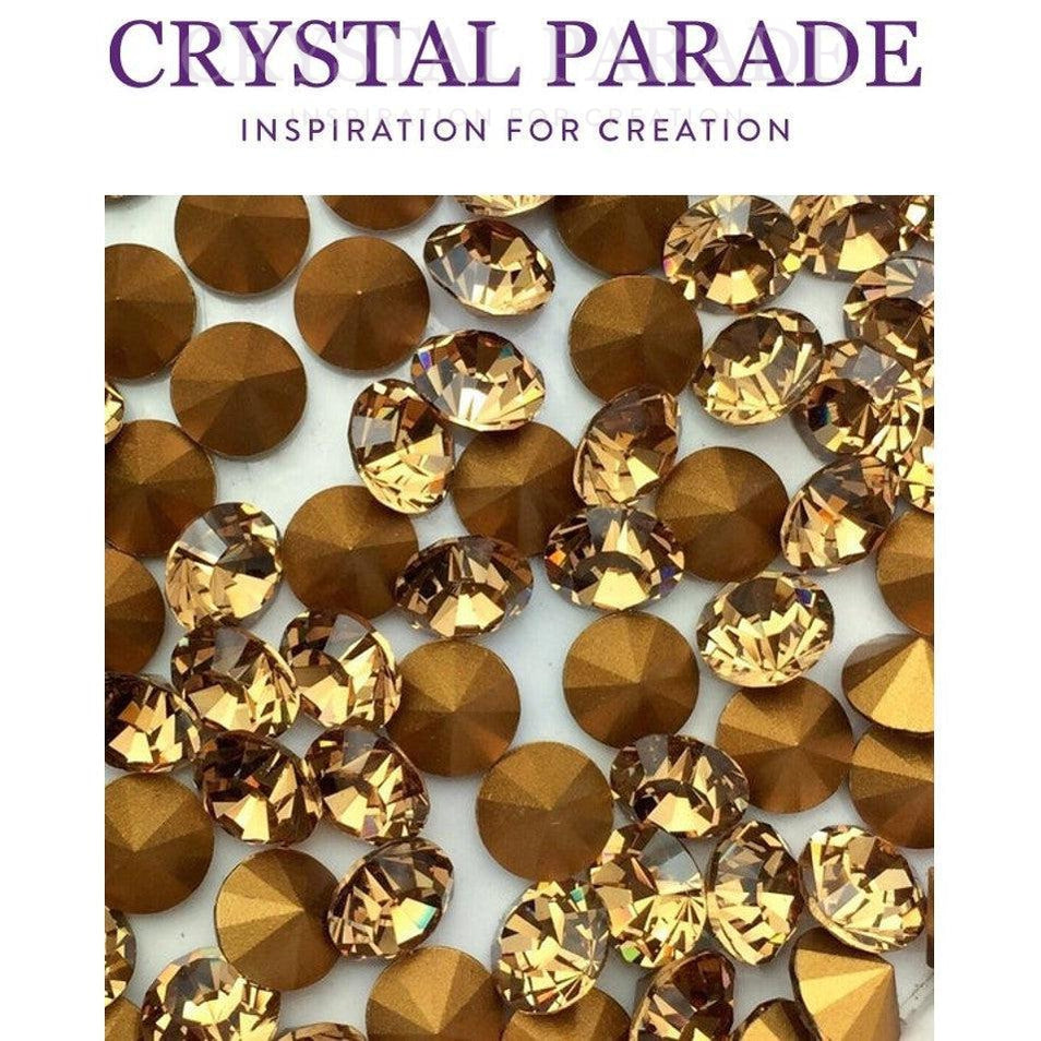 Swarovski 1012 Round Chaton Pack of 100 - Light Peach