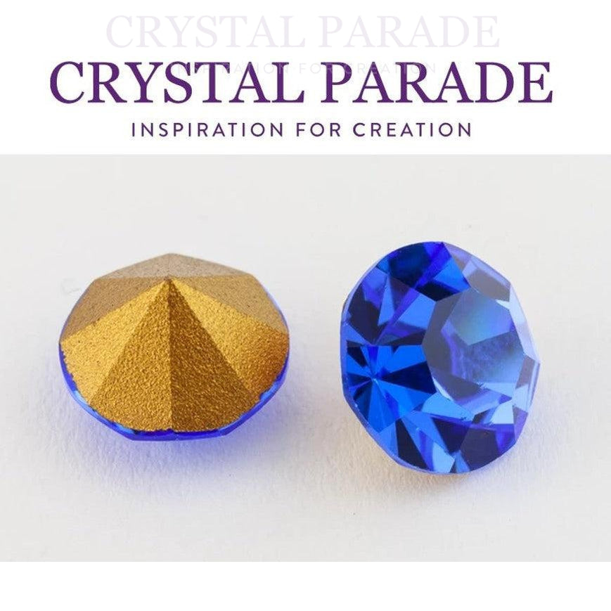 Swarovski 1012 Round Chaton Pack of 100 - Sapphire