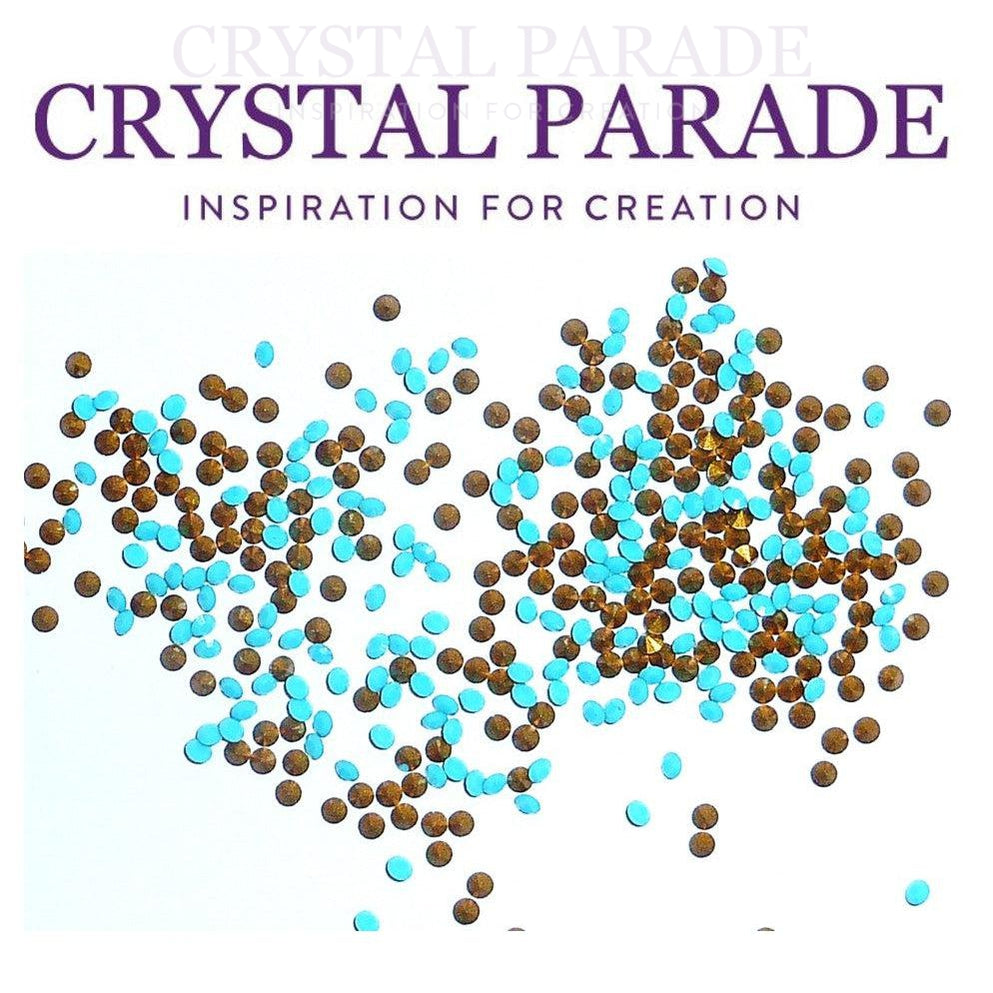 Swarovski 1028 Round Chaton PP14 (2.1mm) Pack of 100 - Turquoise