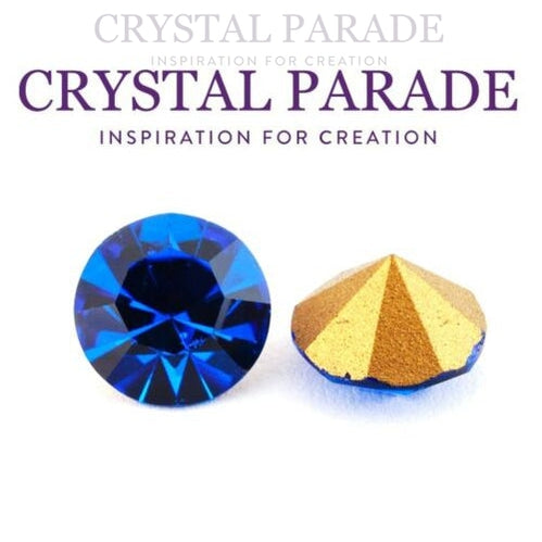 Swarovski 1100 Round Chaton Pack of 100 - Capri Blue