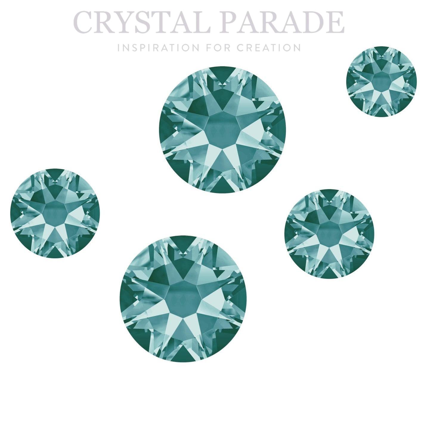 Genuinue Swarovski Crystals Mixed Sizes - Pack of 100 Light Turquoise