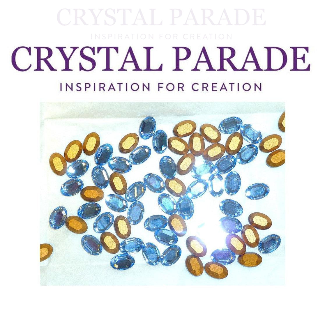 Swarovski 4110 Fancy Flat Oval 12x8mm - Pack of 6 Light Sapphire