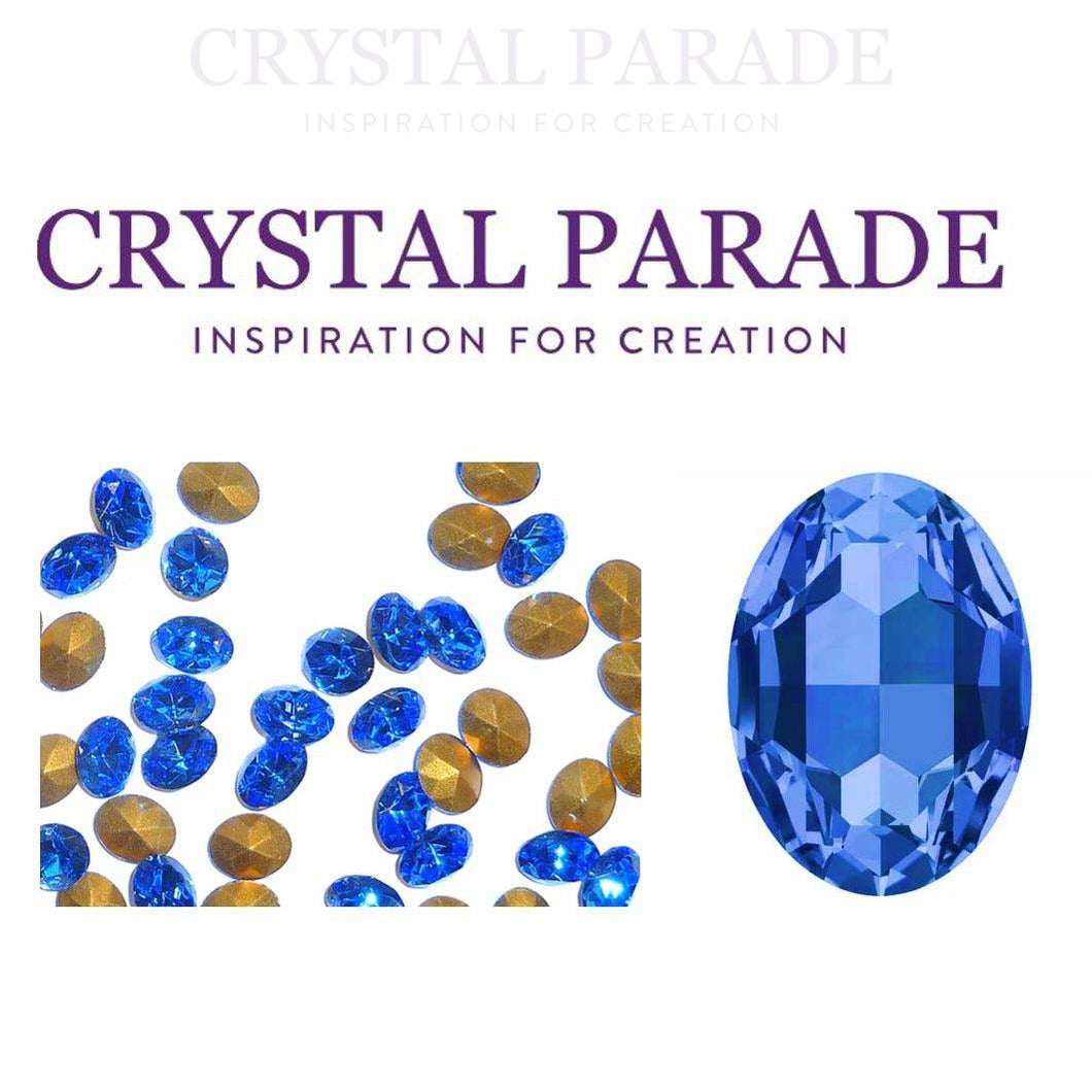 Swarovski 4130 Fancy Oval 10x8mm - Pack of 12 Sapphire