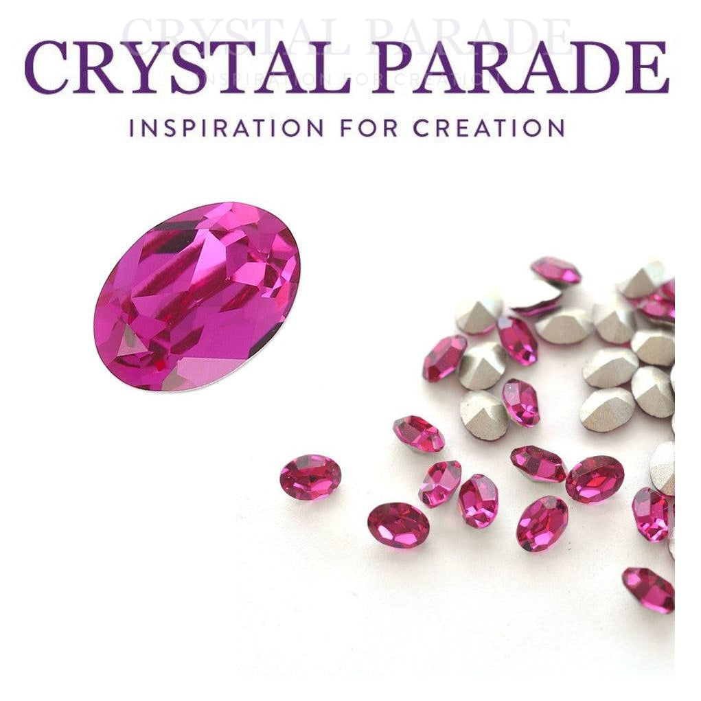 Swarovski 4130 Fancy Oval 8x6mm - Pack of 12 Fuchsia