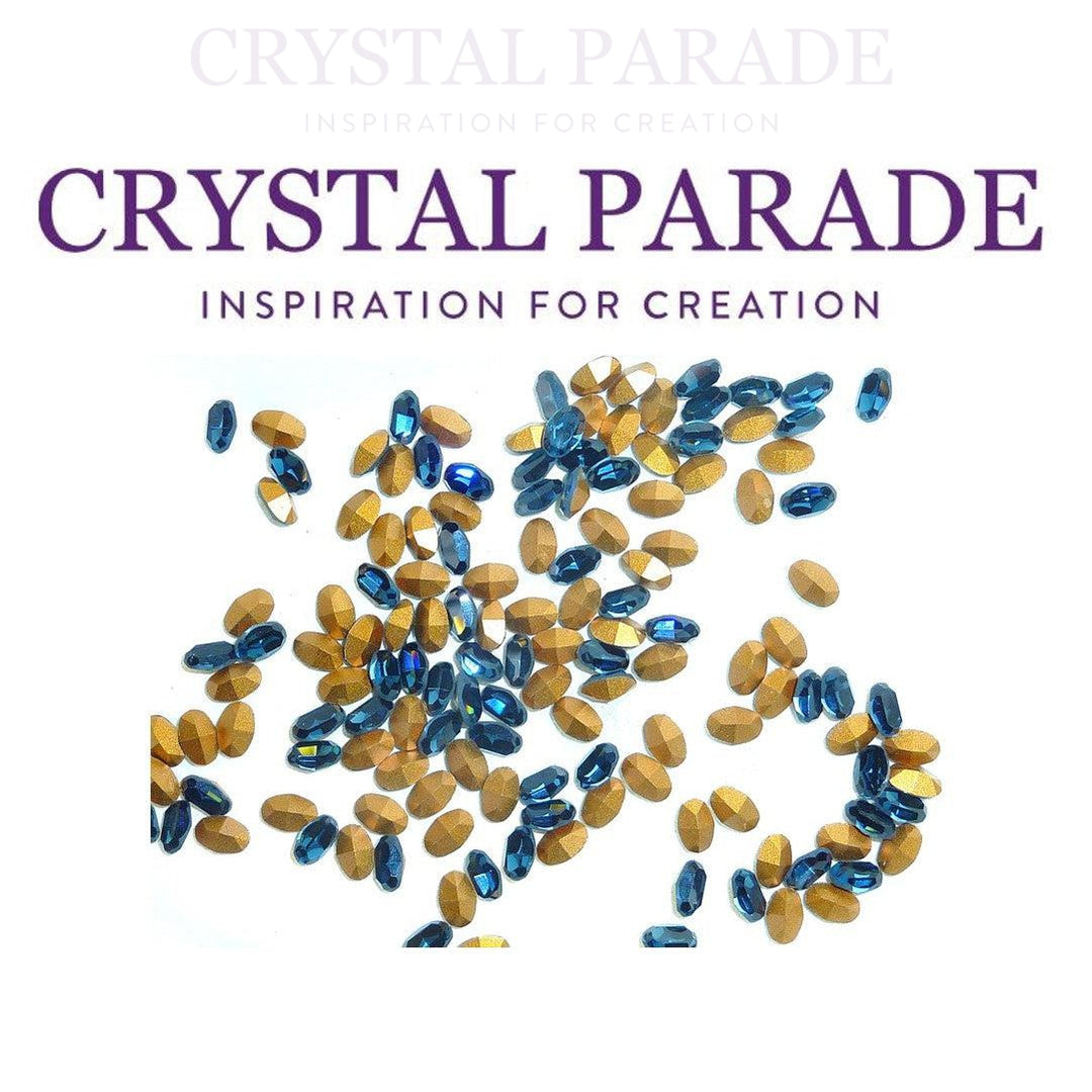 Swarovski 4130 Fancy Oval 8x6mm - Pack of 12 Montana