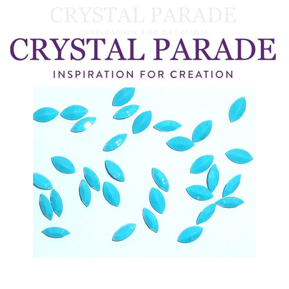 Swarovski 4200 Fancy Navette 10x5mm - Pack of 12 Turquoise (Unfoiled)