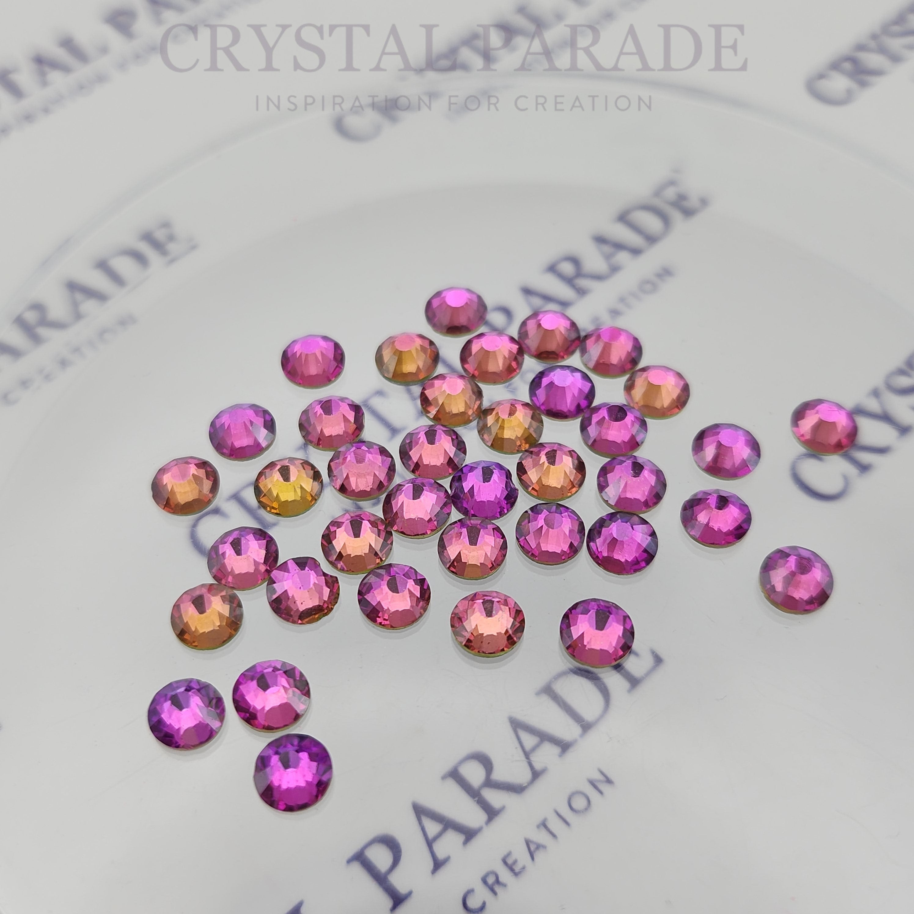 Luna Non Hotfix Crystals - Air Gold Line Rose