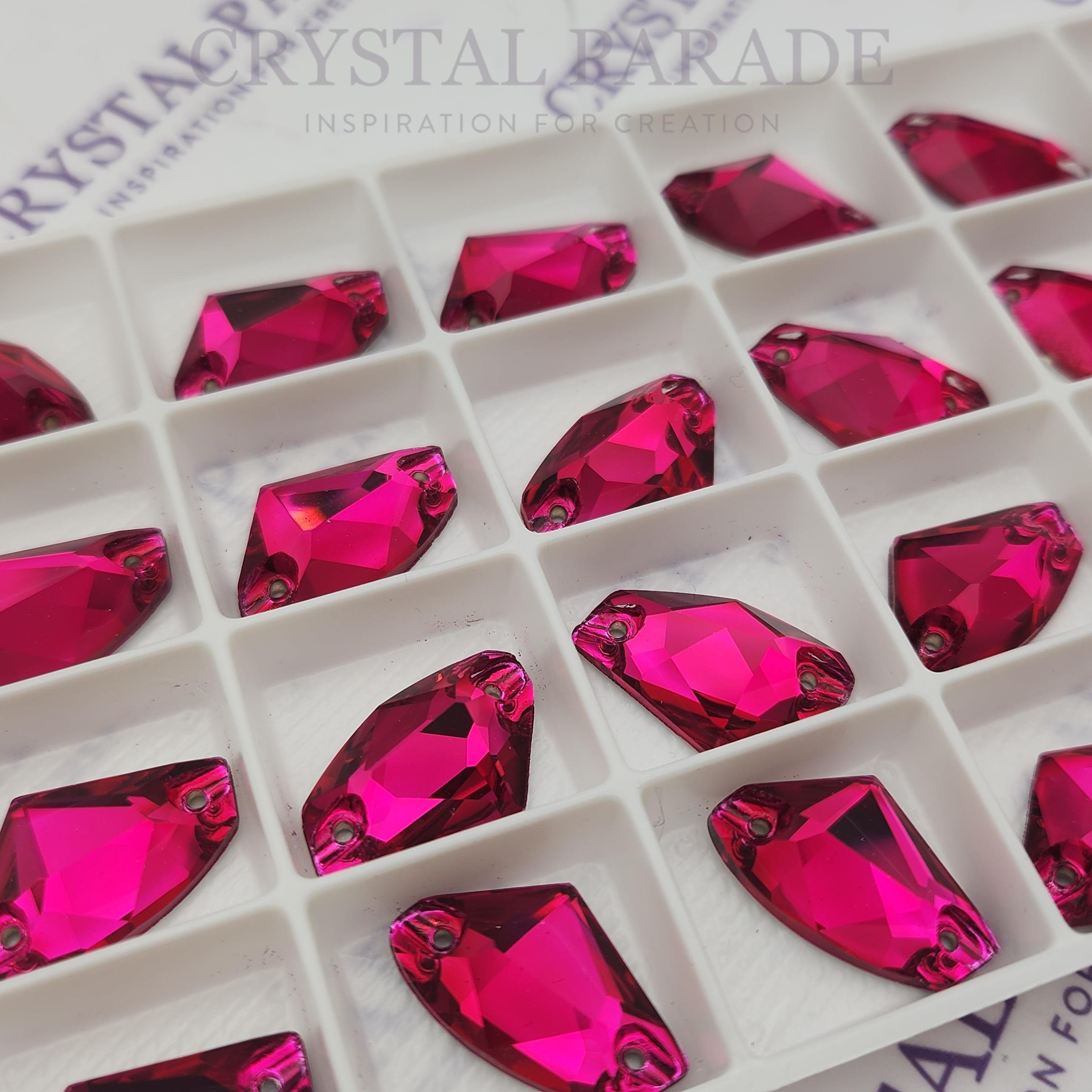 Zodiac Crystal Galactic Sew on Stone - Ruby