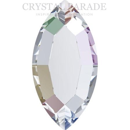 Zodiac Hotfix Navette Shape 5 x 10mm AB - Pack of 20