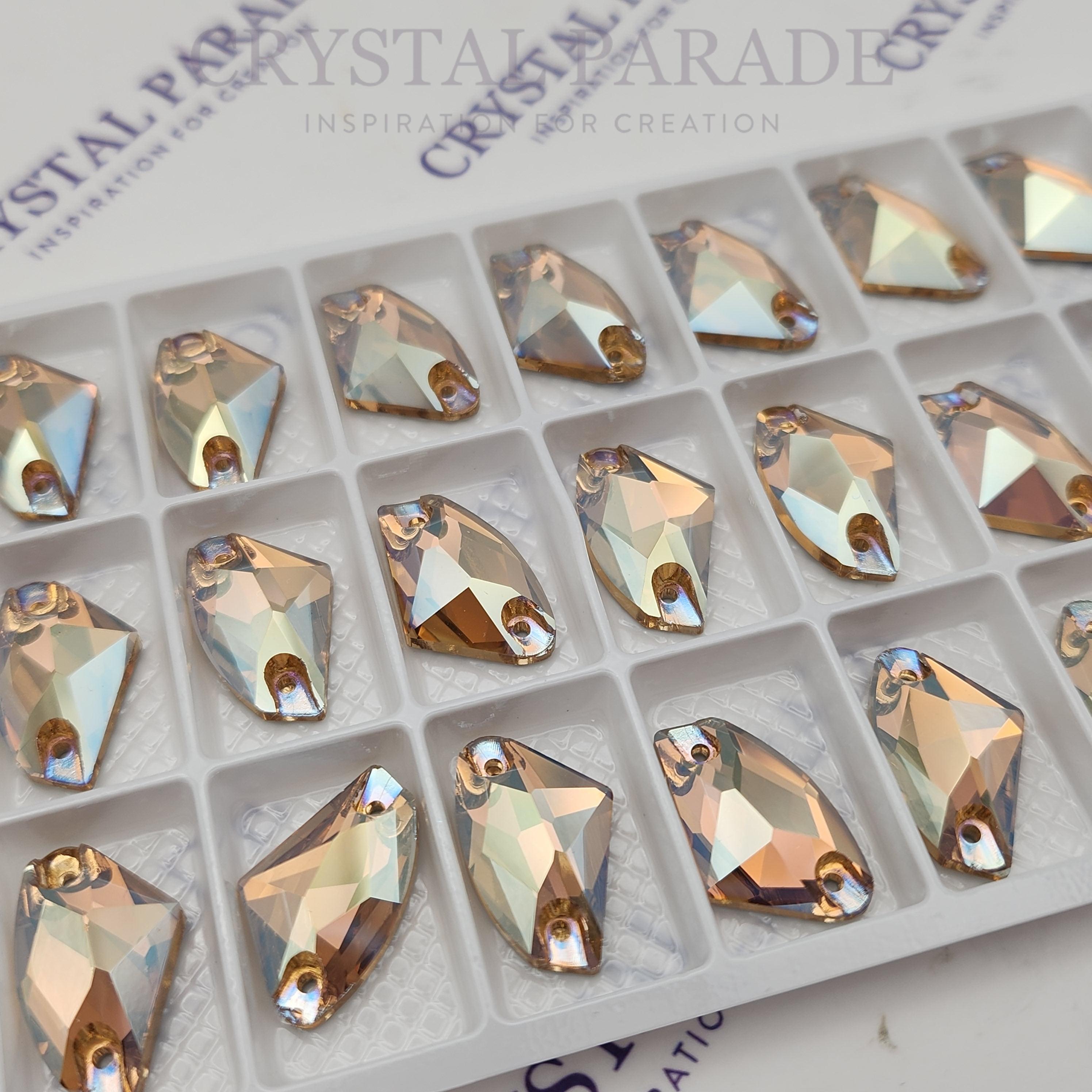 Zodiac Crystal Galactic Sew on Stone - Light Smoked Topaz Shimmer