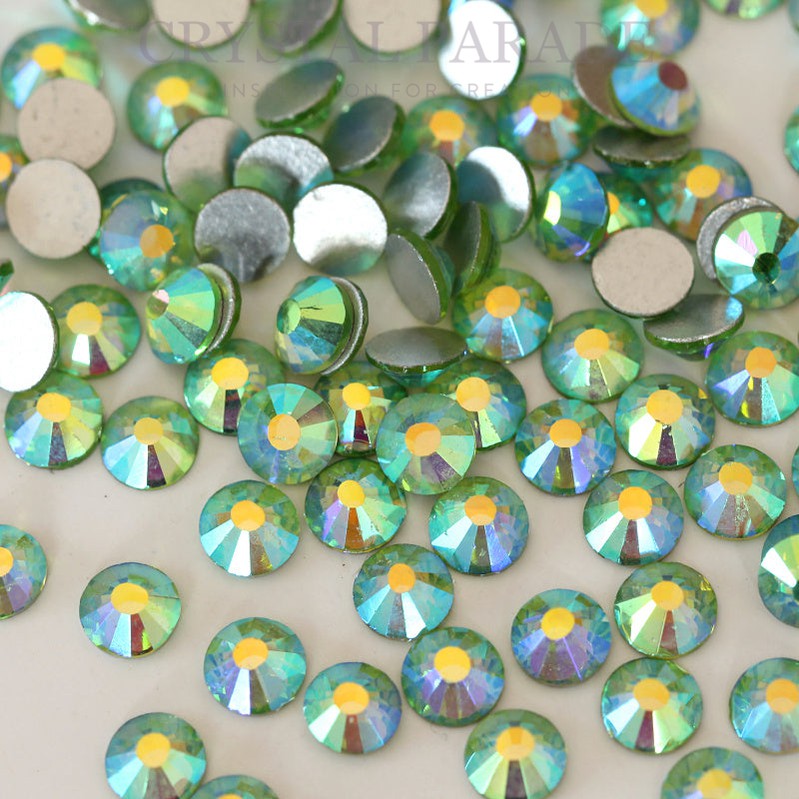 Zodiac Hotfix Crystals - Light Peridot AB