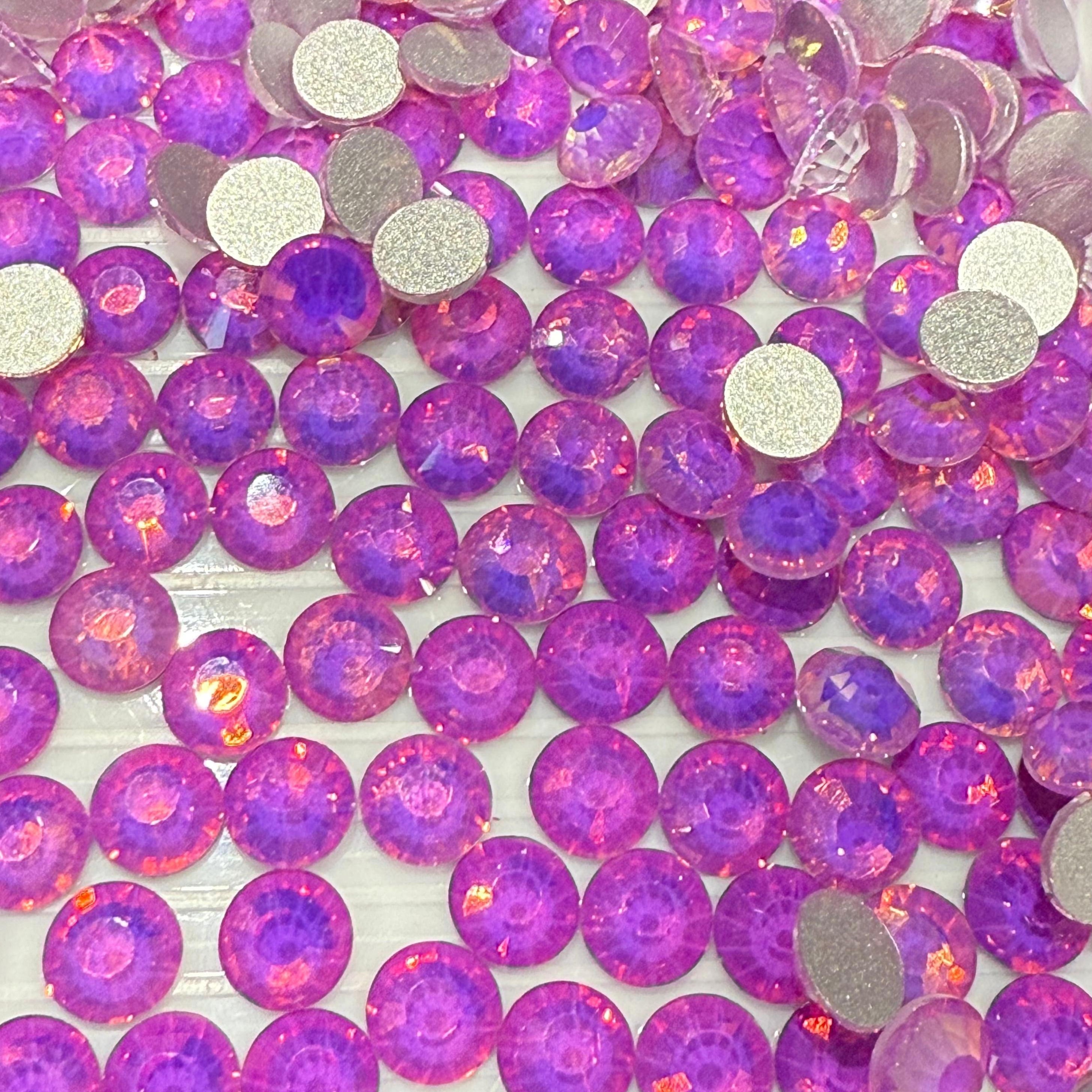 Luna Non Hotfix Rhinestones - Flash Bright Purple