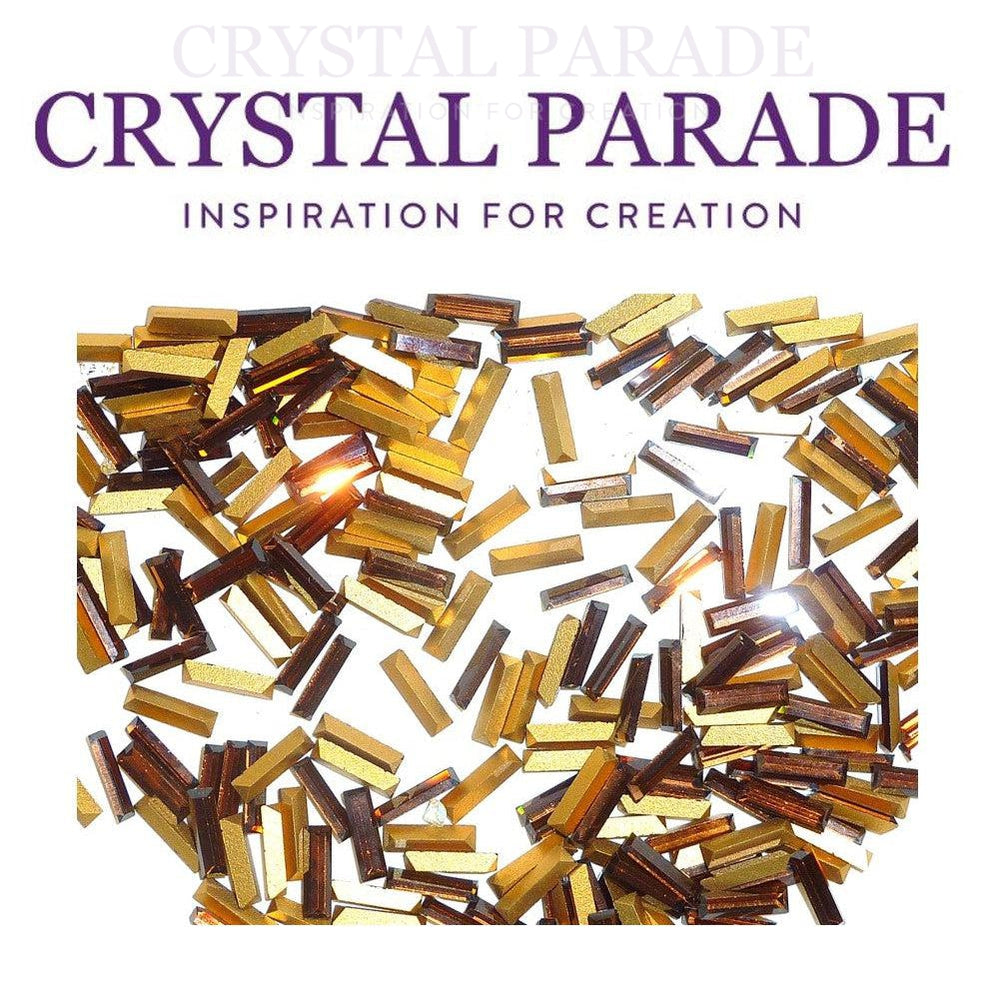 Swarovski 4501 Fancy Baguette 7x3mm - Pack of 12 Smoked Topaz