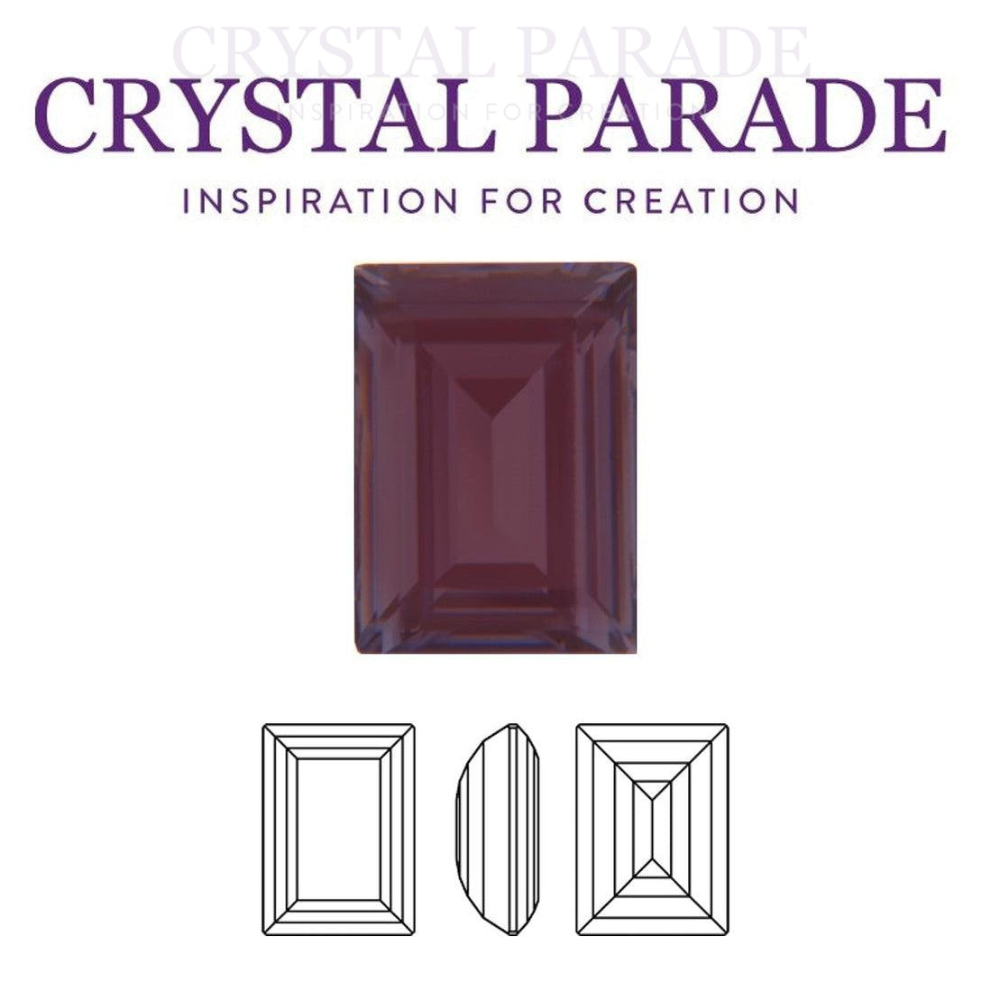 Swarovski 4527 Fancy Step 18 x 13mm Burgundy - 1 Piece