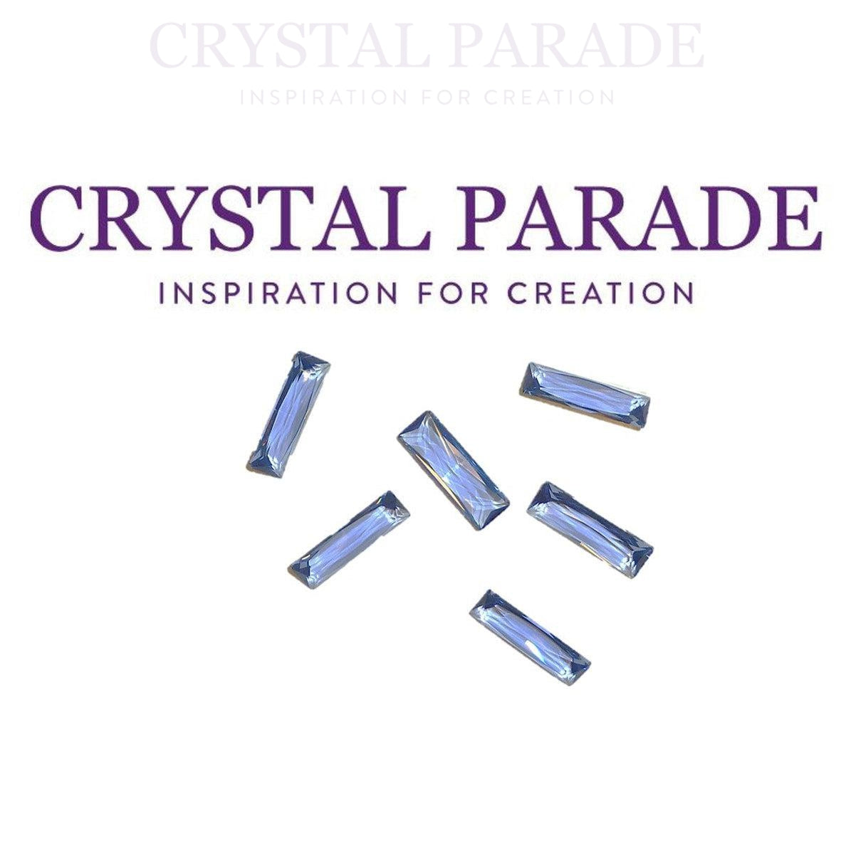 Swarovski 4547 Fancy Baguette 24x8mm - Pack of 1 or 4 Pieces Tanzanite (unfoiled)