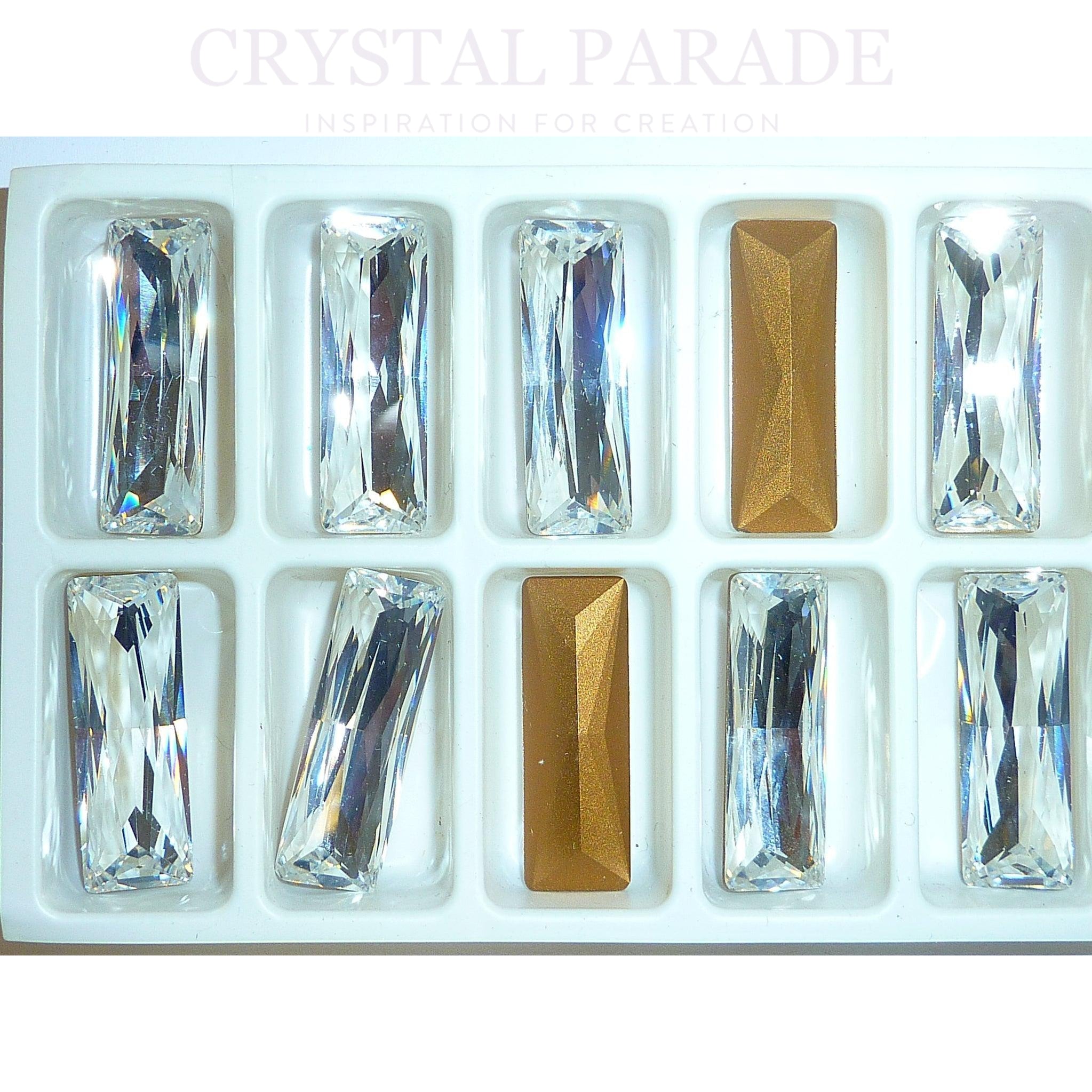 Swarovski 4547 Fancy Baguette 30 x 10mm - 1 Piece Clear
