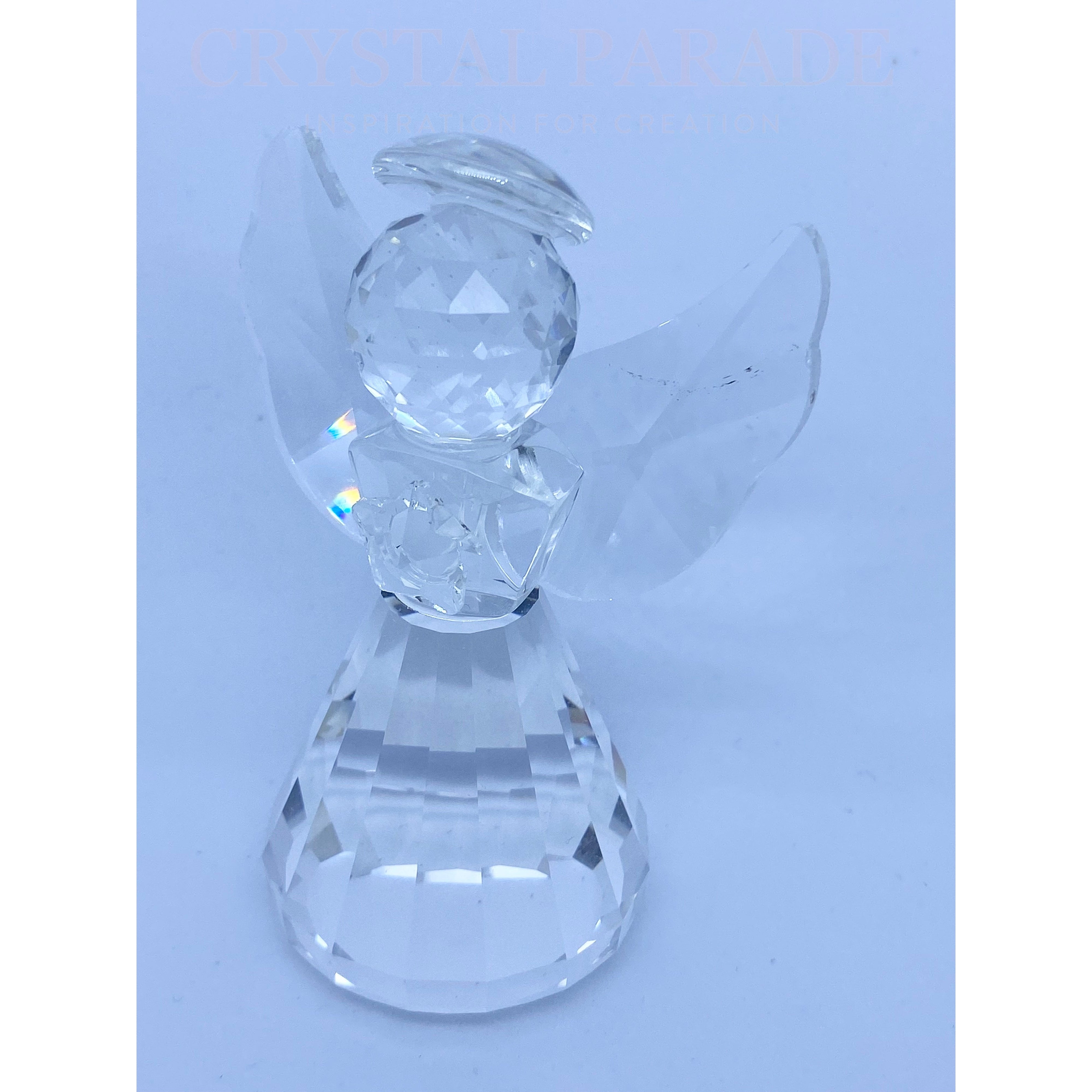 SECONDS Crystal Glass Angel in memory of Figurine Ornament