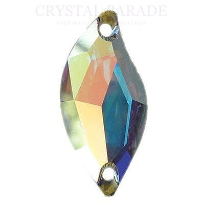 Zodiac Leaf Sew on Stone - AB