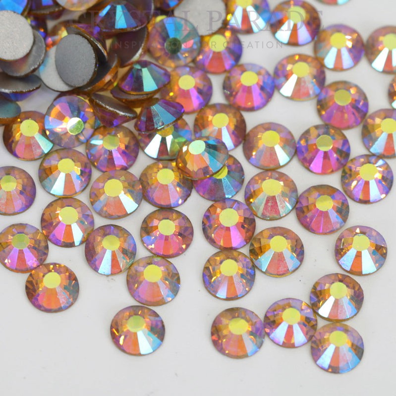 Zodiac Non Hotfix Crystals - Light Colorado Topaz AB