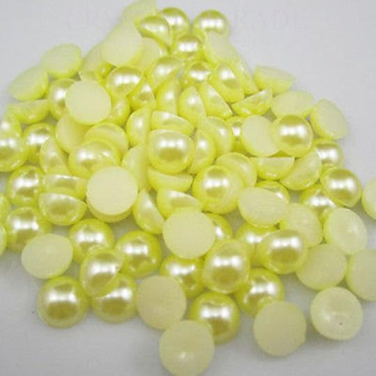 Limited Edition - Zodiac Flatback Pearls - Jonquil (P04)