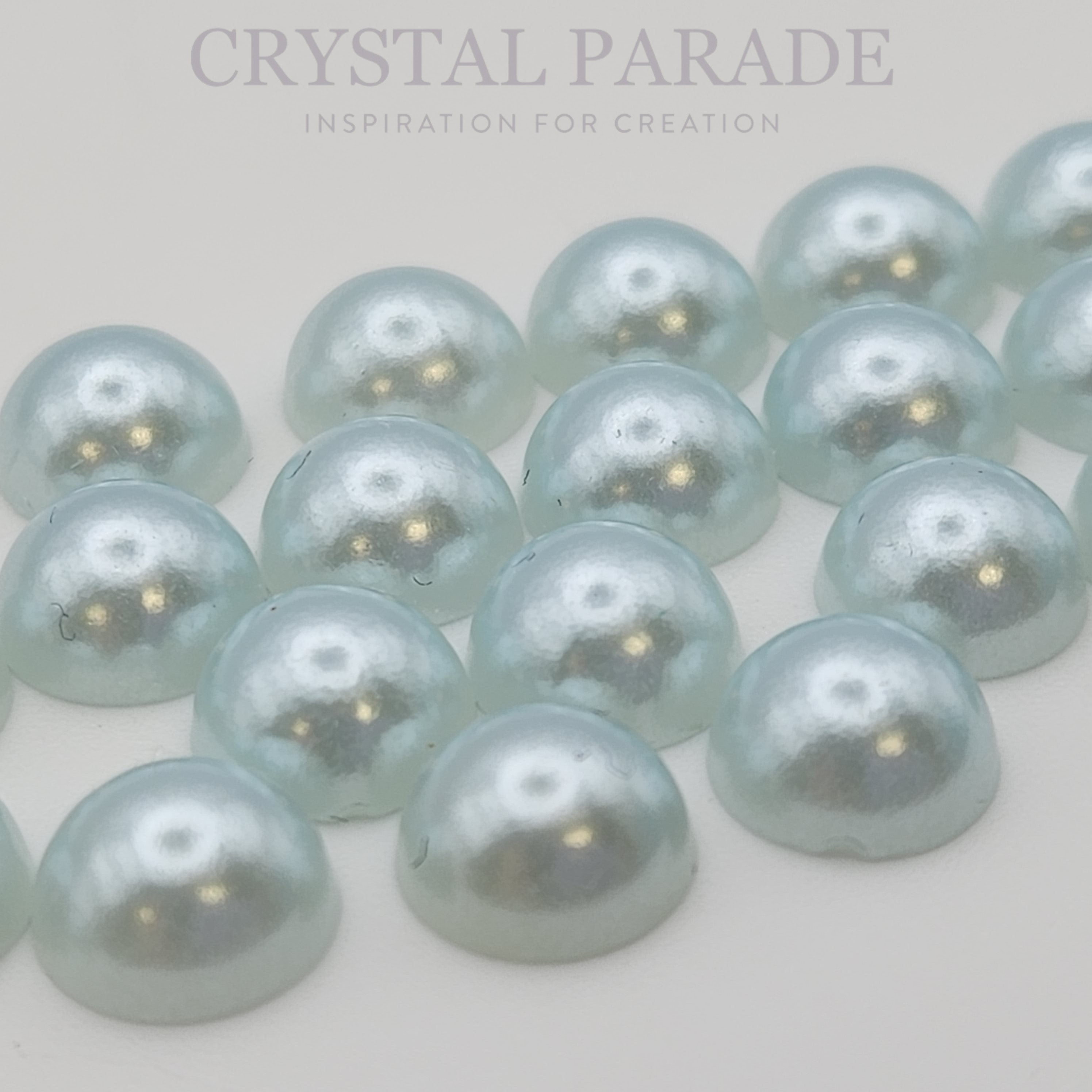 Limited Edition - Zodiac Flatback Pearls - Light Sapphire (P13)