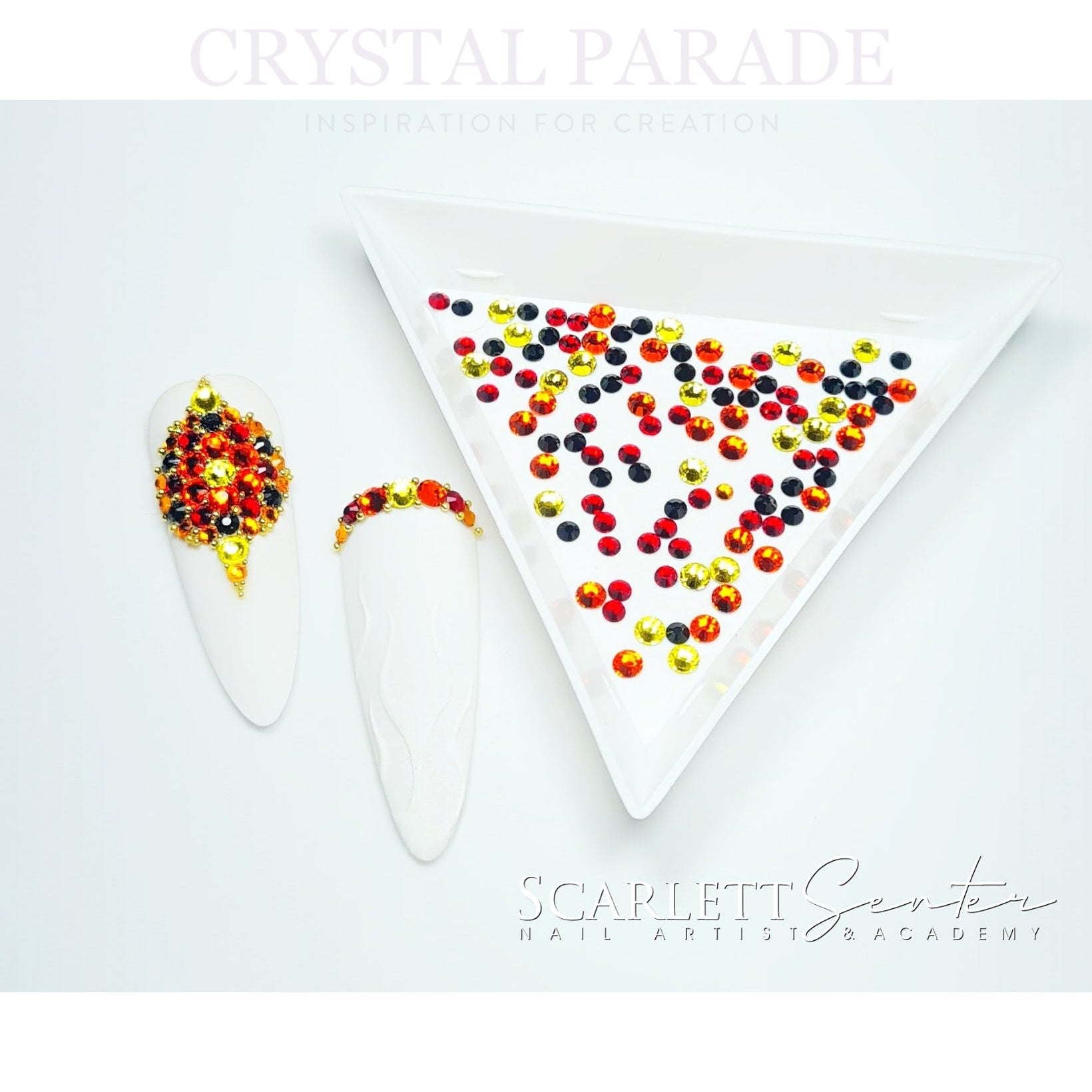 Preciosa Crystal Mix Pack of 100 - Fire + FREE Caviar Beads