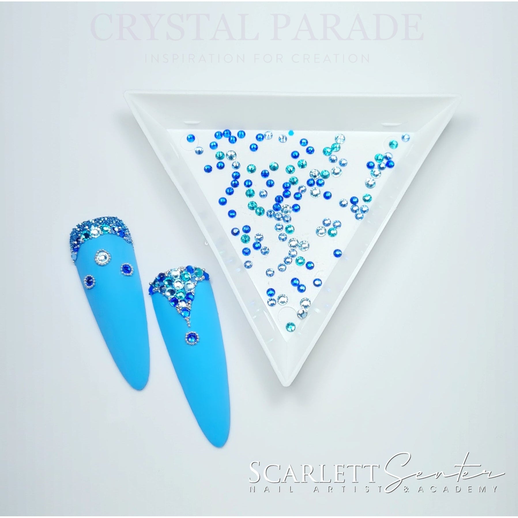 Preciosa Crystal Mix Pack of 100 - Water