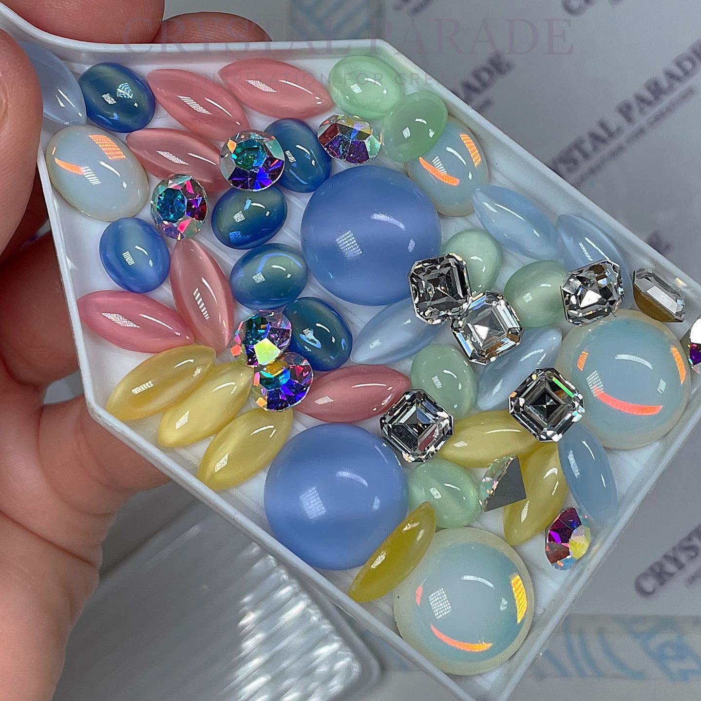 LIMITED EDITION - Swarovski & Preciosa Deluxe Crystal Mix - Opal Rain