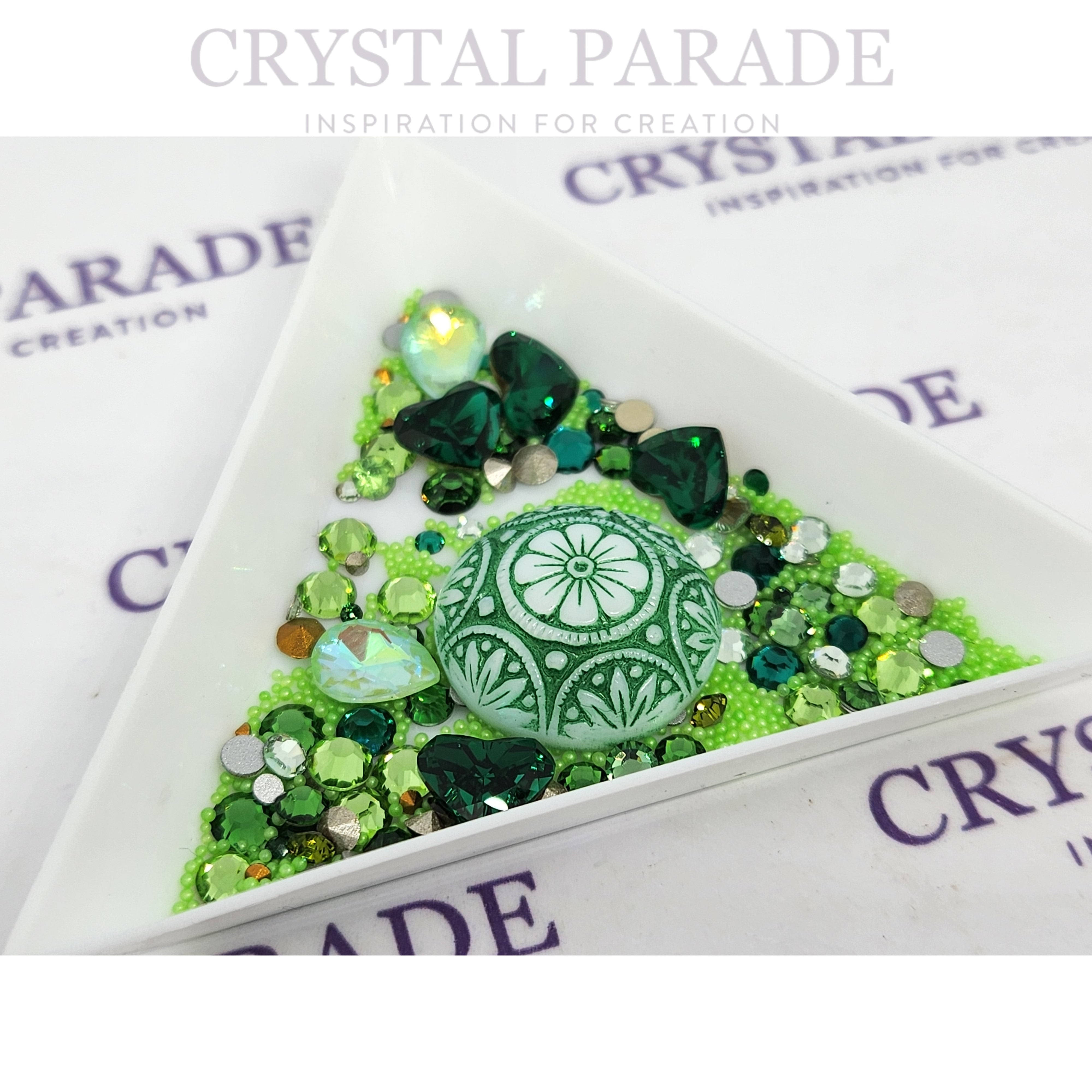 Kiwi Krush Crystal Mix Pack of 100 with 4 x Swarovski Hearts