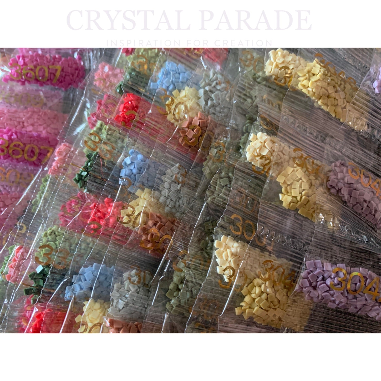 Square Drills for Diamond Painting DMC Colours 647 - 3033