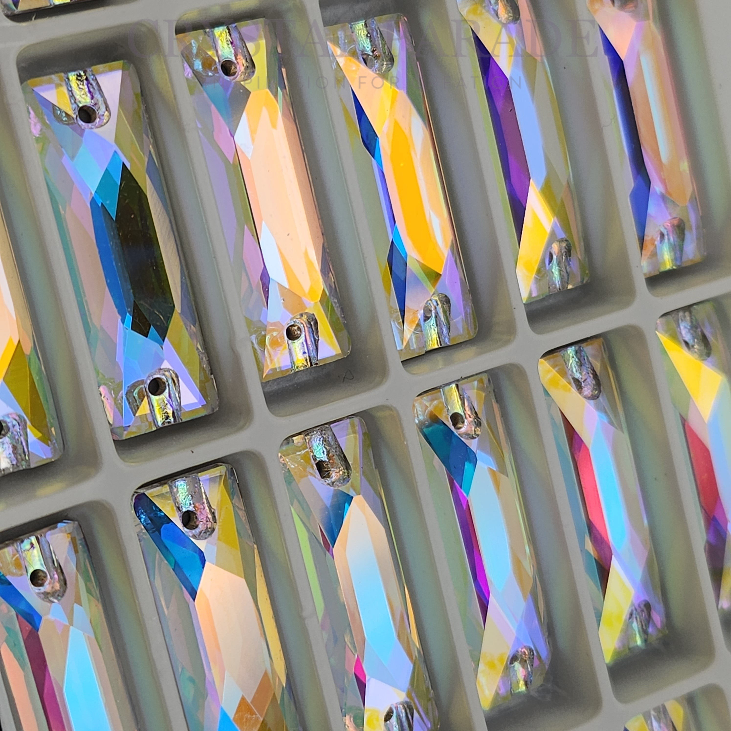 Zodiac Crystal Baguette Sew on Stone - AB