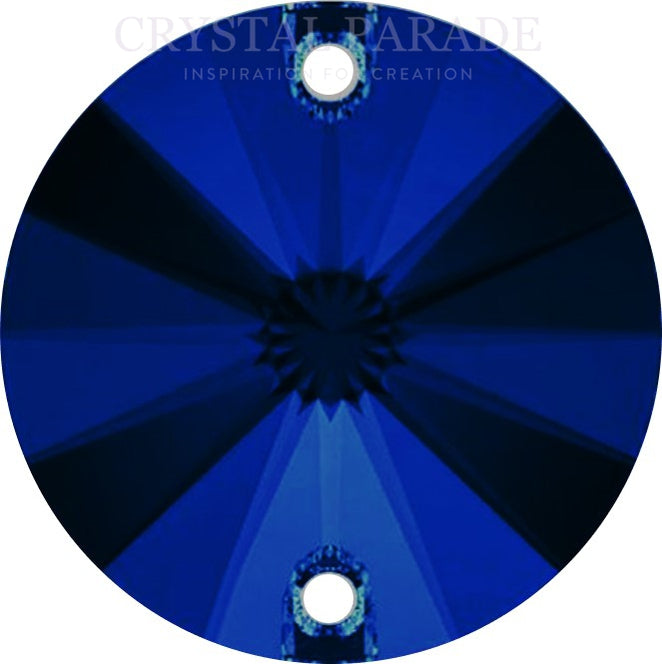 Zodiac Rivoli Sew on Stone - Capri Blue DeLight