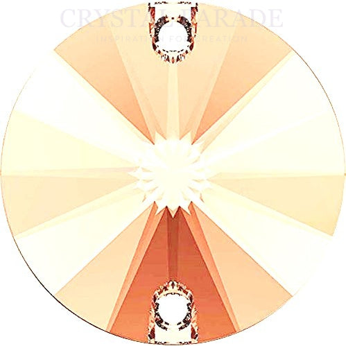 Zodiac Rivoli Sew on Stone - Juicy Peach DeLight