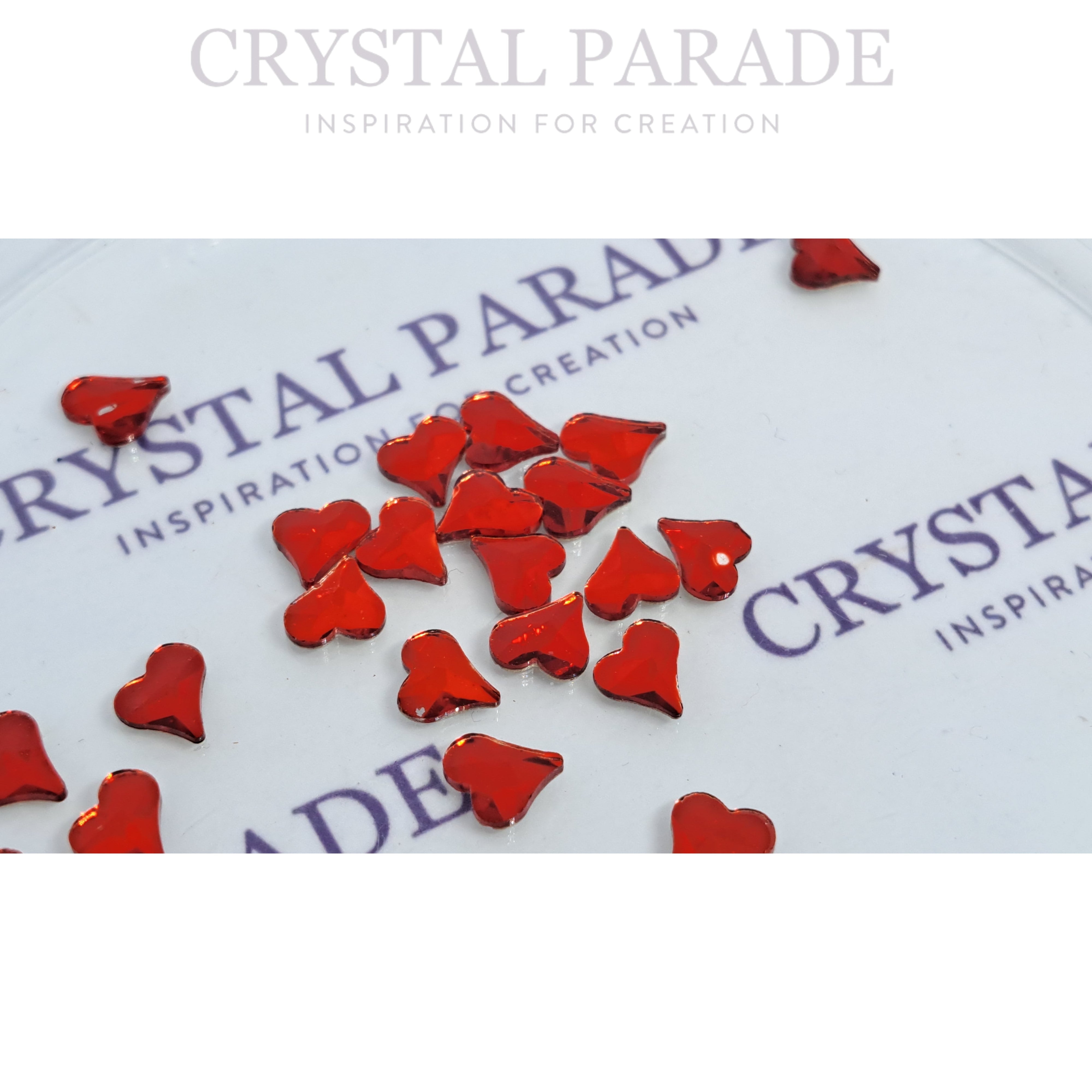 Zodiac Modern Heart Shape 6x4mm Light Siam - Pack of 20