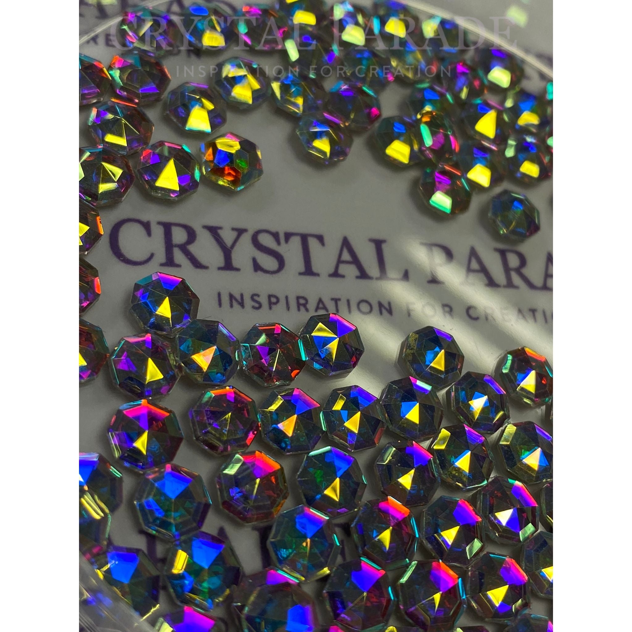 Zodiac Octagon Shape 6mm AB - Pack of 20