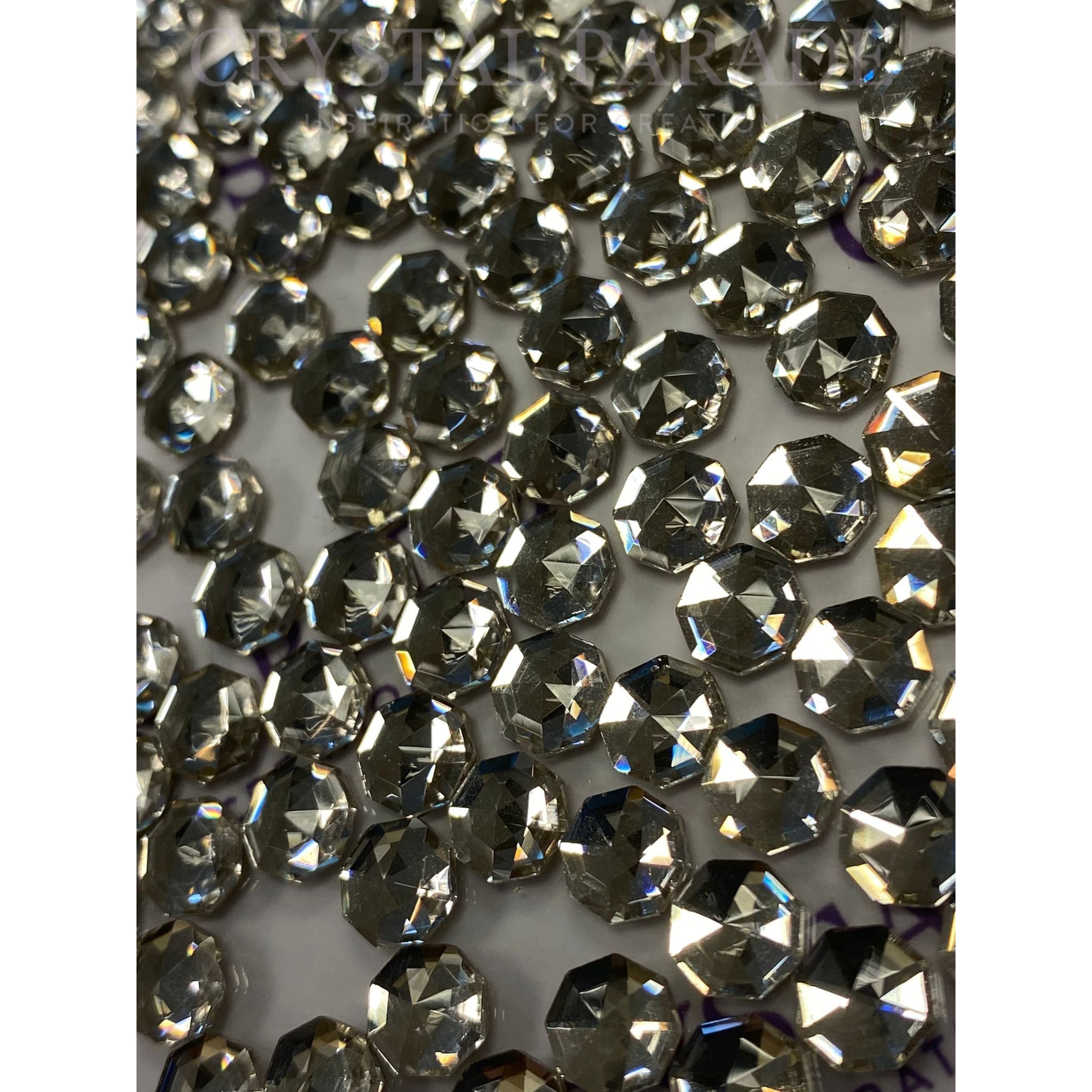 Zodiac Octagon Shape 6mm Clear - Pack of 20