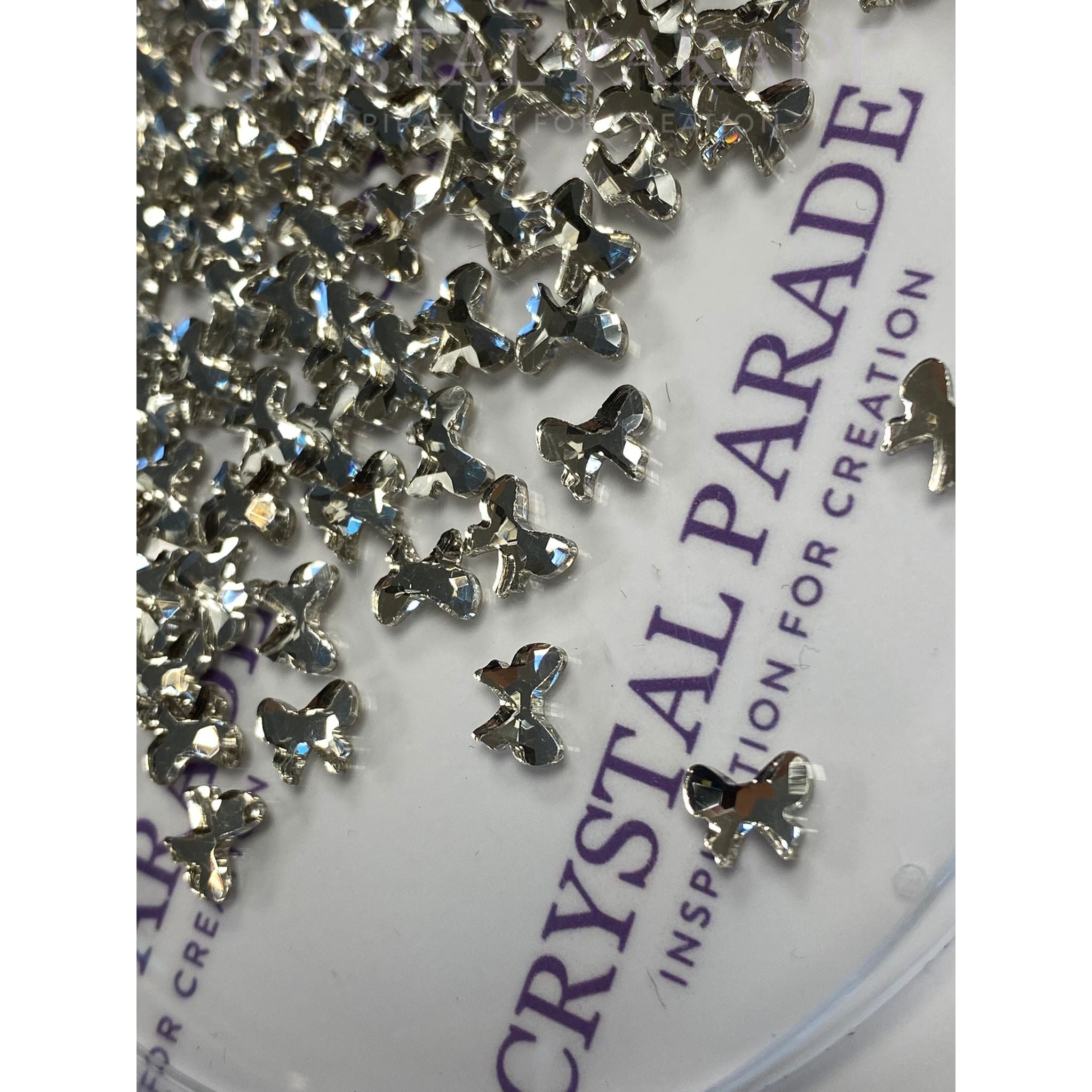 Zodiac Ribbon Shape 5x6mm Clear - Pack of 20