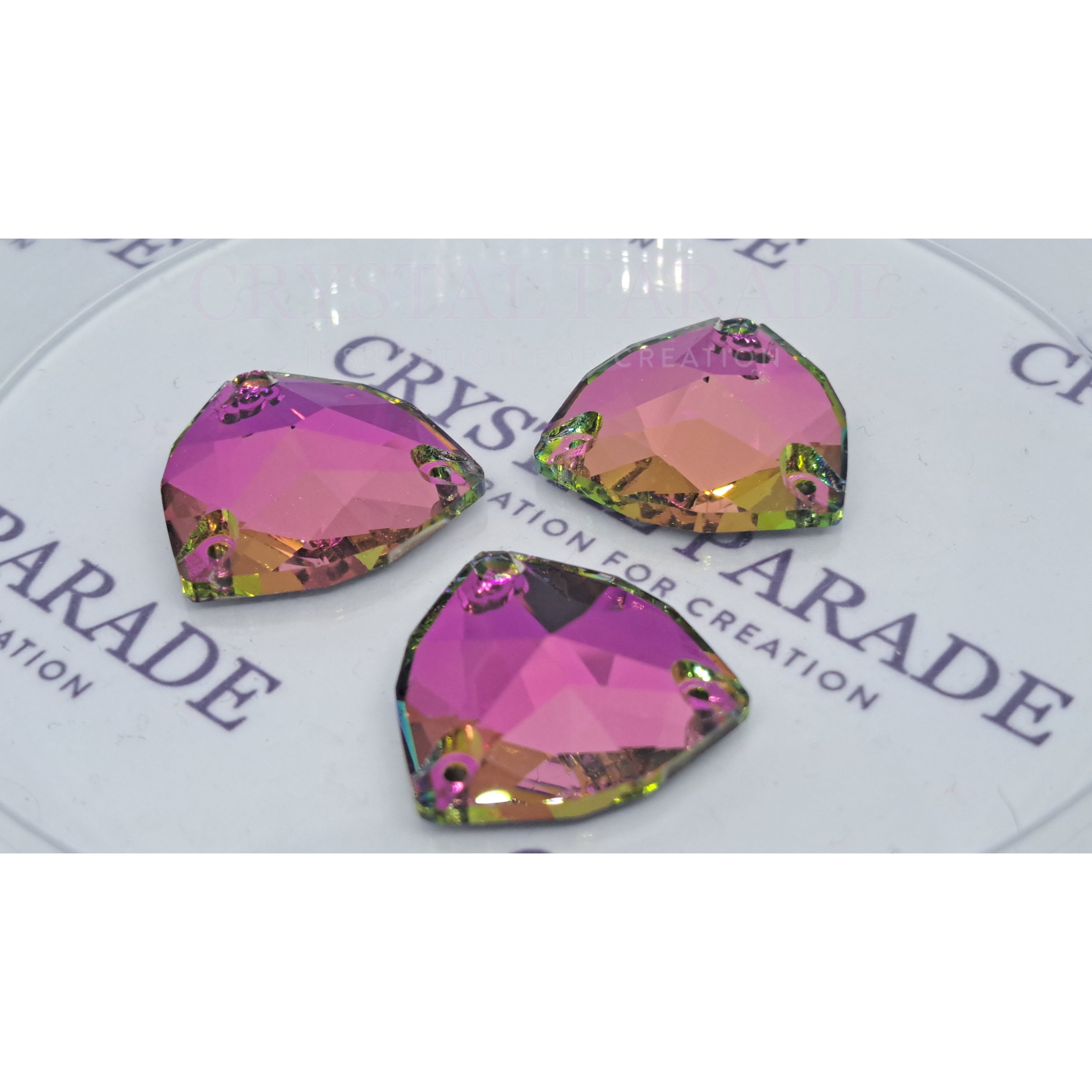 Limited Edition - Zodiac Sew on Stone Trilliant - Vitrail Rose