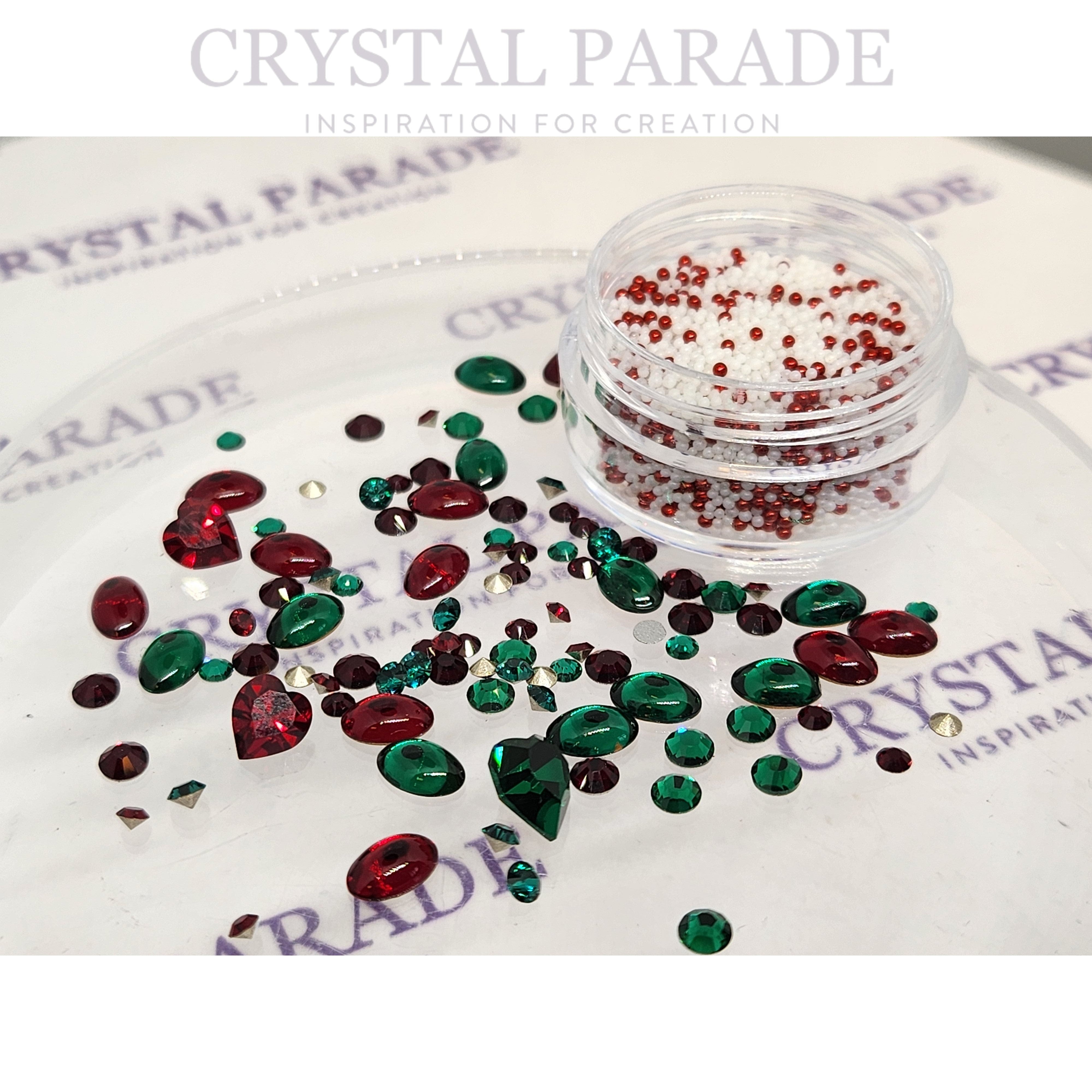 Preciosa and Swarovski Crystal Mix - Mistletoe & Wine + Caviar Beads