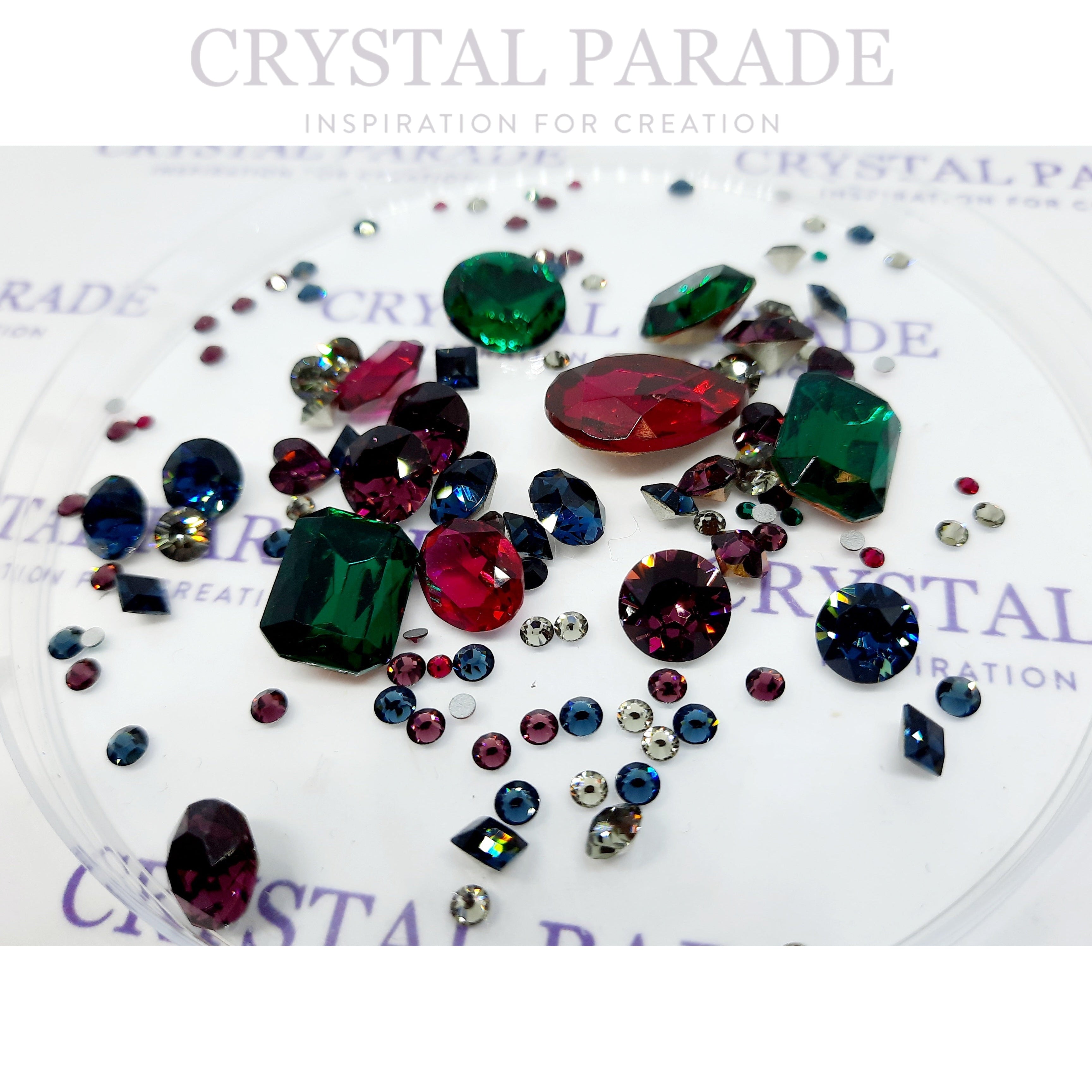 Swarovski and Preciosa 3D Crystal Mix Pack of 100 - King's Crown