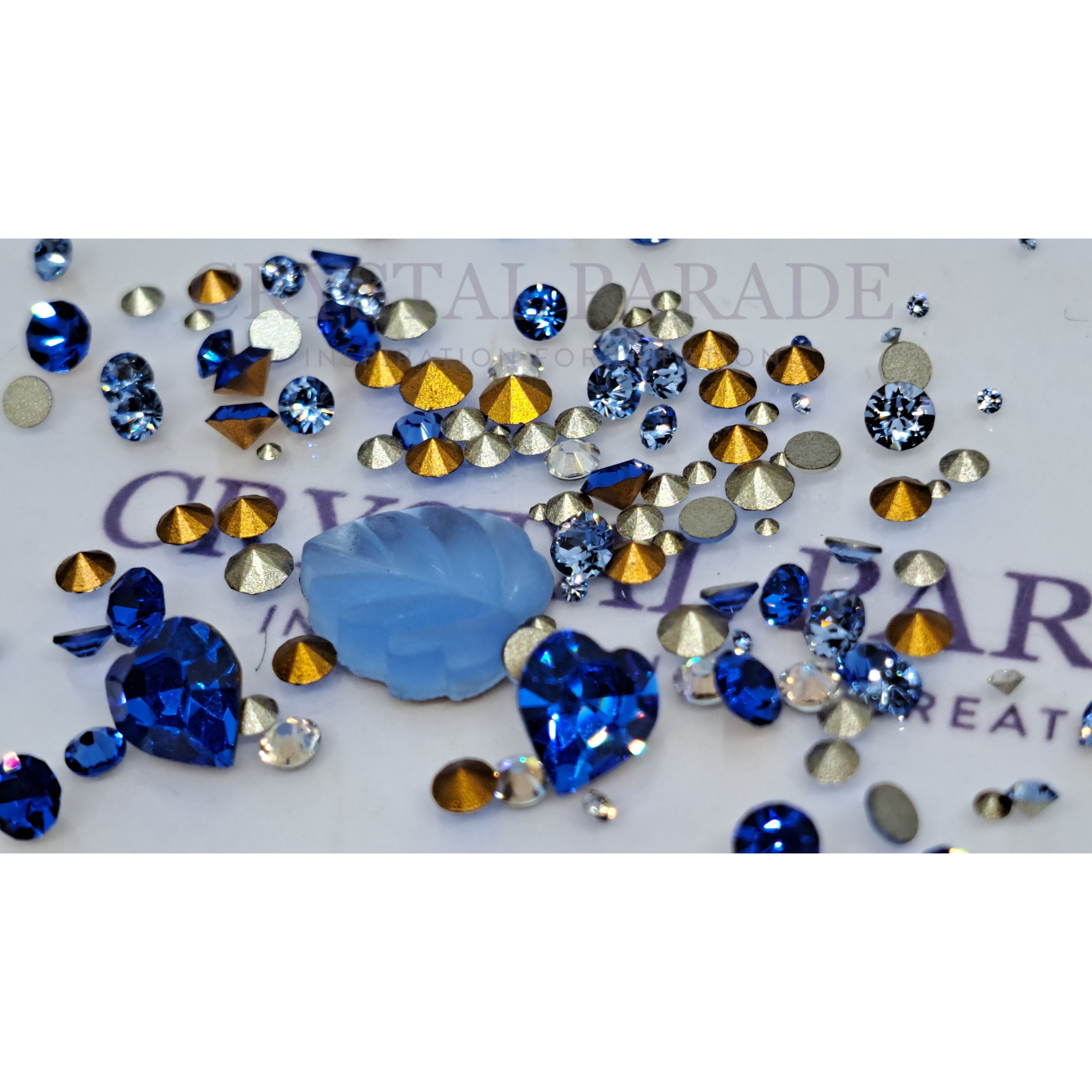 Swarovski and Preciosa Bumper Mix x150 - Blue Christmas