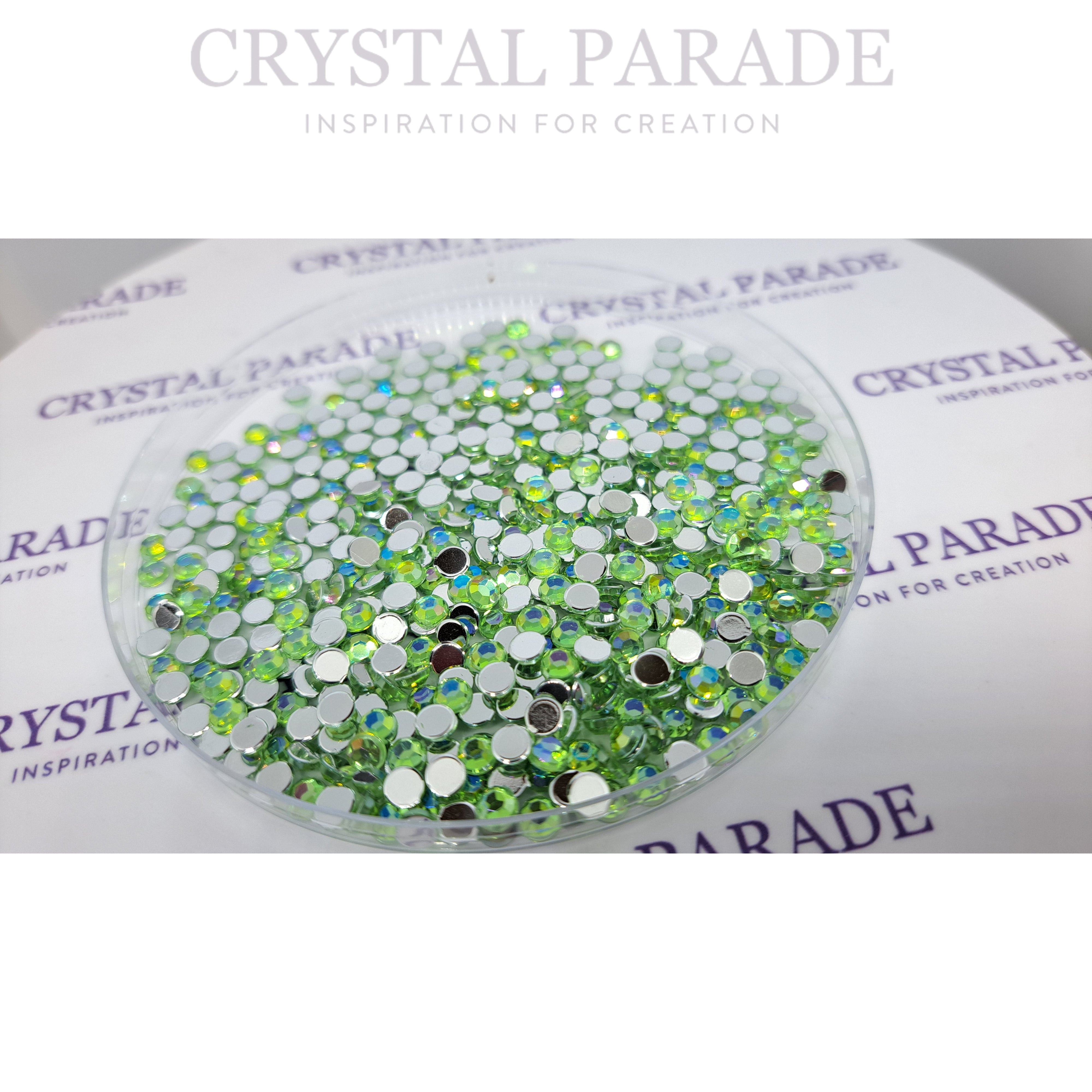 Zodiac Resin Rhinestones Paris Green AB Pack of 1440 SS20 (5mm)