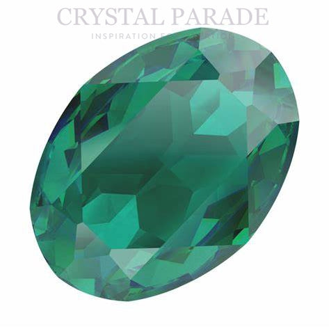 Swarovski 4120 Fancy Oval - Emerald