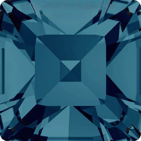 Swarovski 4428 xilion-Fancy Square 6mm - Pack of 12 Indicolite