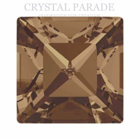 Swarovski 4428 xilion-Fancy Square 6mm - Pack of 12 Light Smoked Topaz