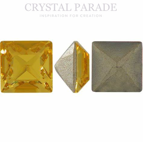 Swarovski 4428 xilion-Fancy Square 6mm - Pack of 12 Light Topaz