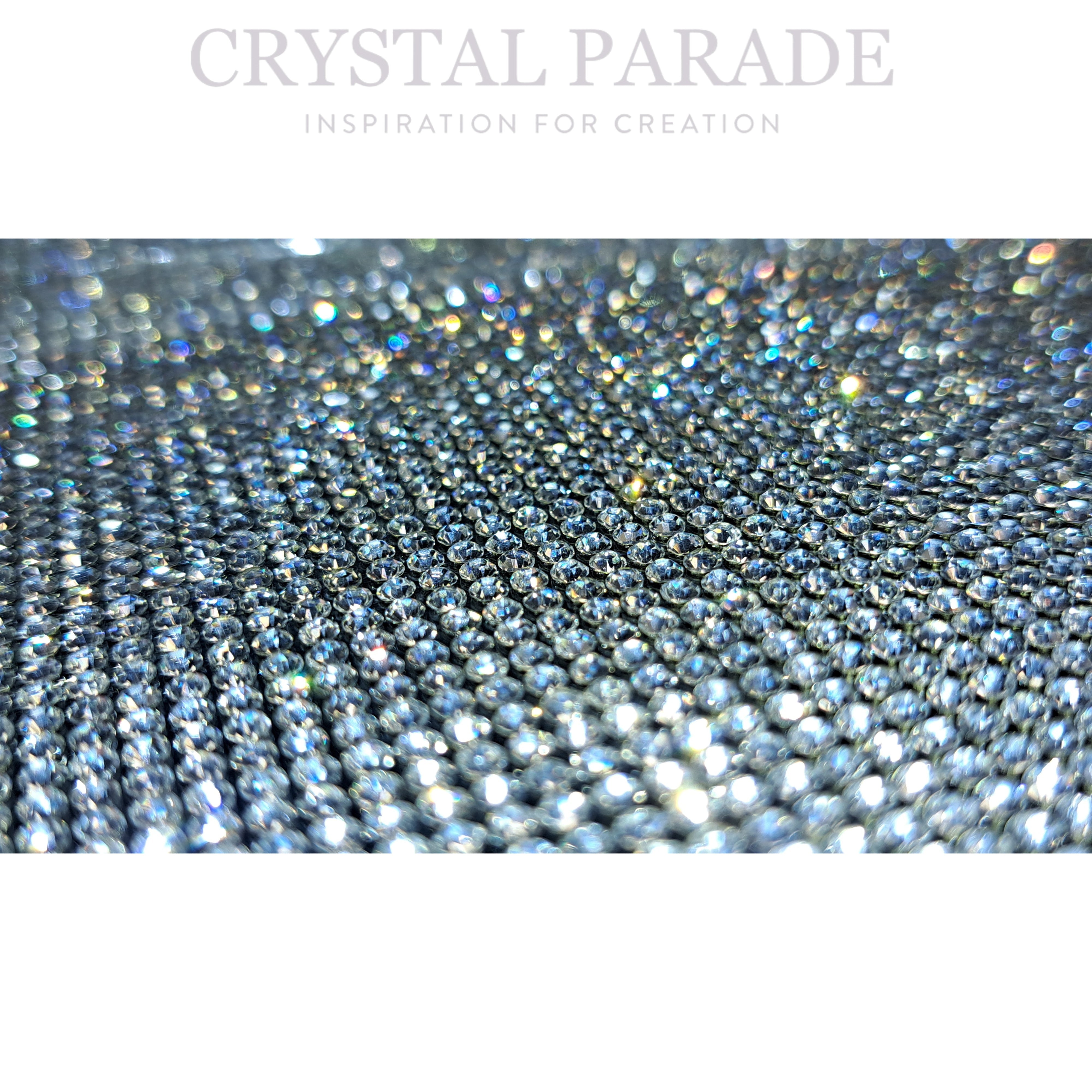 Hotfix Transfer Rhinestone Sheet SS8 (2.7mm) Crystal - 24cm x 39cm